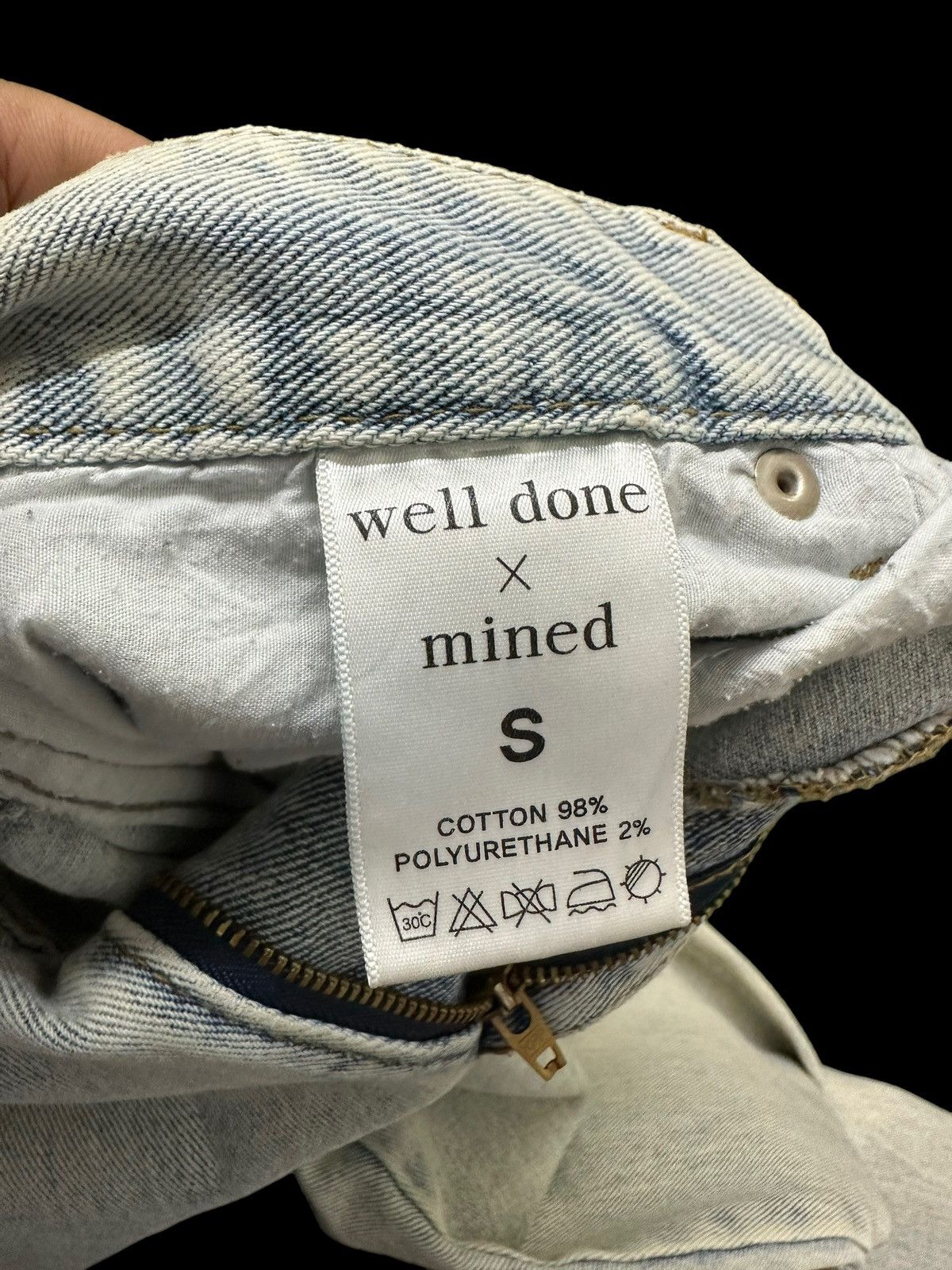 WE11DONE We11done X Mined Rusty Wash Denim Pants Size US 30 / EU 46 - 12 Thumbnail