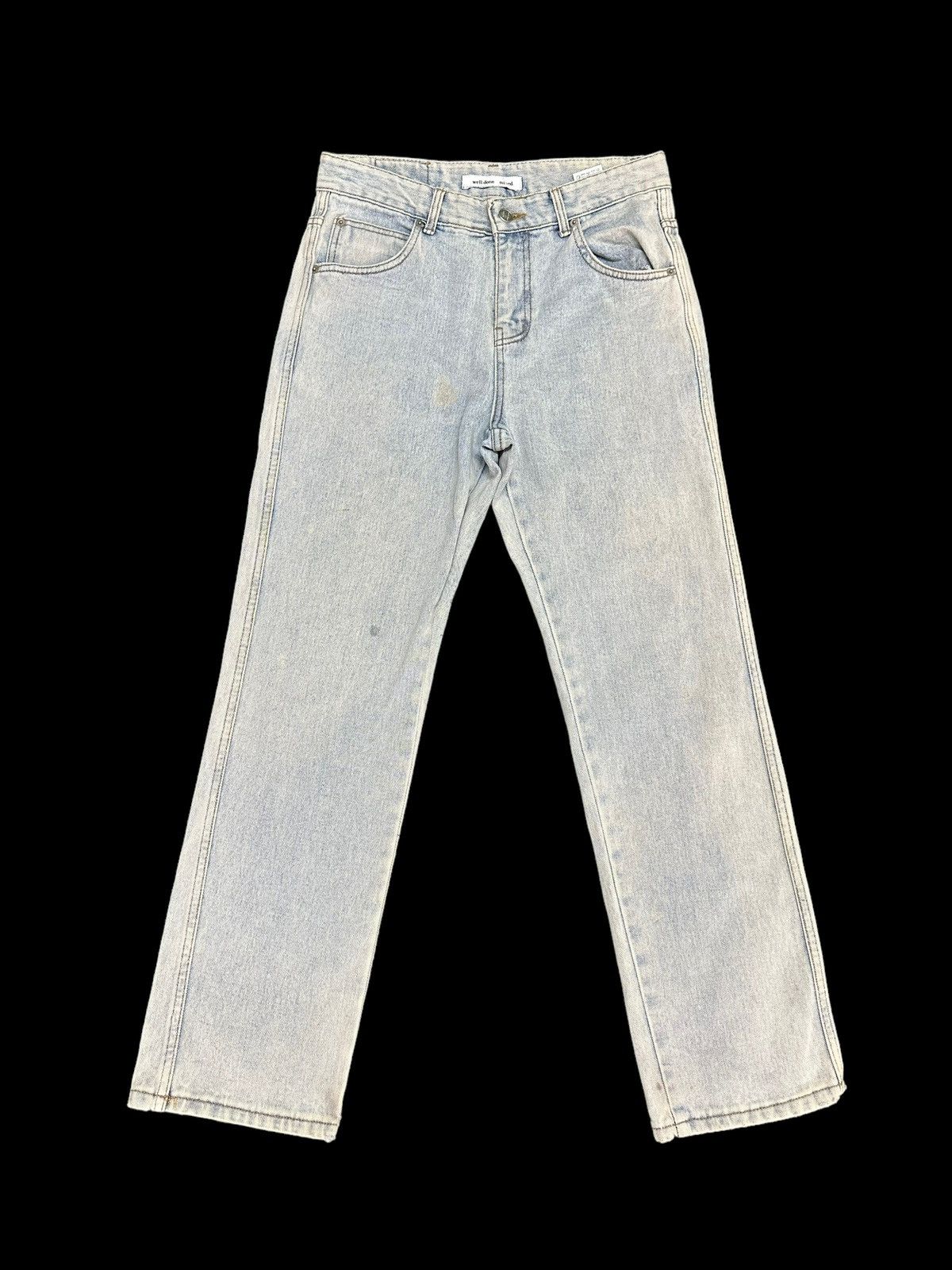 WE11DONE We11done X Mined Rusty Wash Denim Pants Size US 30 / EU 46 - 1 Thumbnail