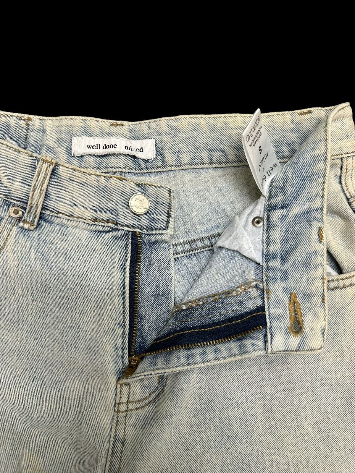WE11DONE We11done X Mined Rusty Wash Denim Pants Size US 30 / EU 46 - 11 Thumbnail