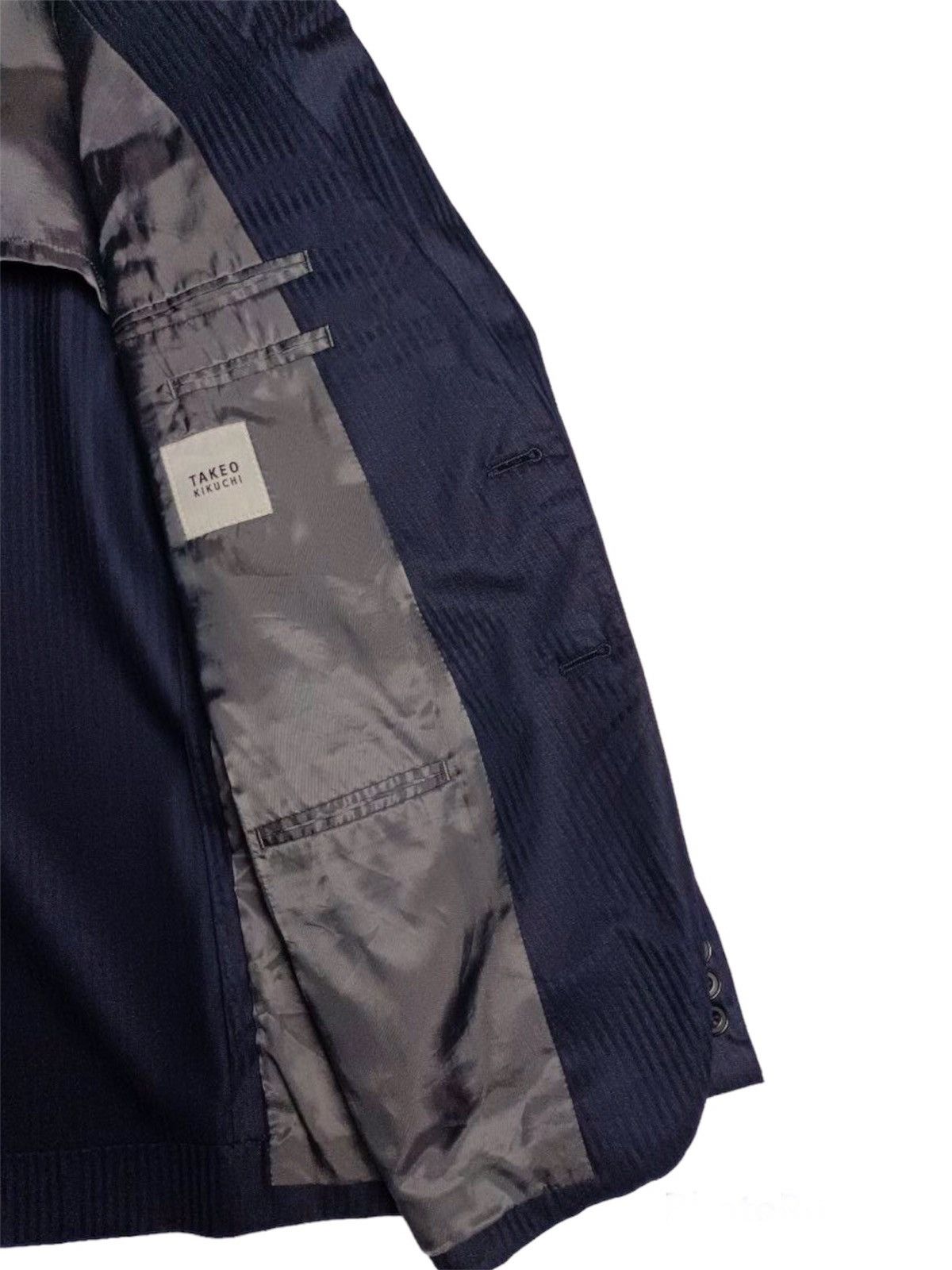 Japanese Brand × Takeo Kikuchi Takeo Kikuchi Stripes Suit Tailored Jacket Size US M / EU 48-50 / 2 - 5 Thumbnail