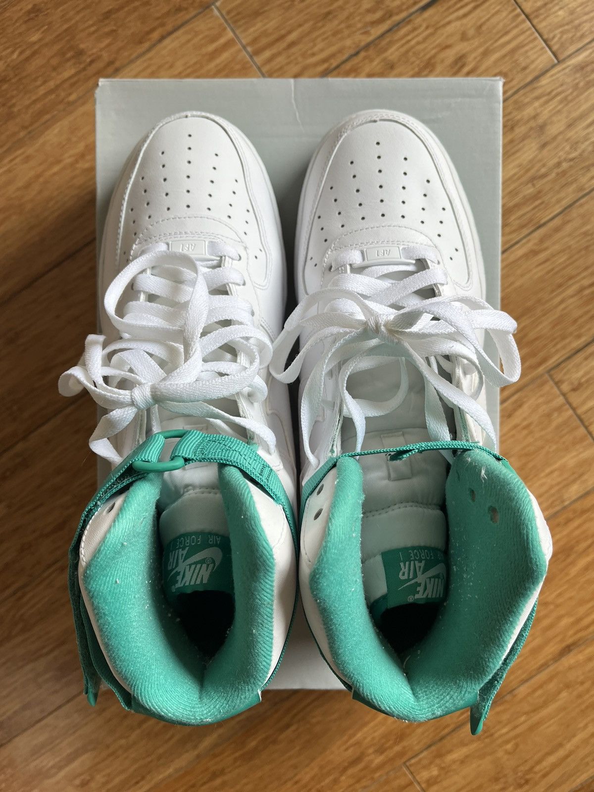 Nike Nike Air Force 1 high Neptune green US9 Size US 9 / EU 42 - 6 Thumbnail