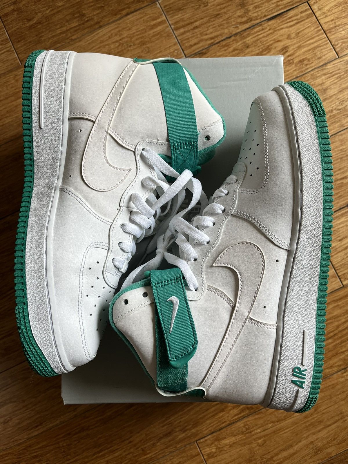 Nike Nike Air Force 1 high Neptune green US9 Size US 9 / EU 42 - 4 Thumbnail