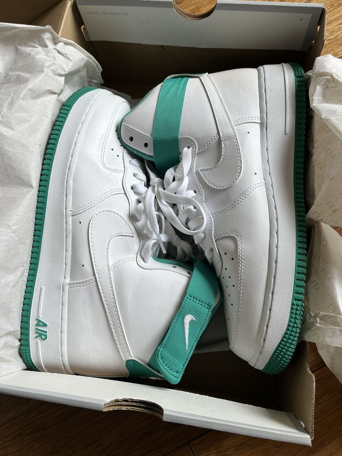 Nike Nike Air Force 1 high Neptune green US9 Size US 9 / EU 42 - 7 Thumbnail