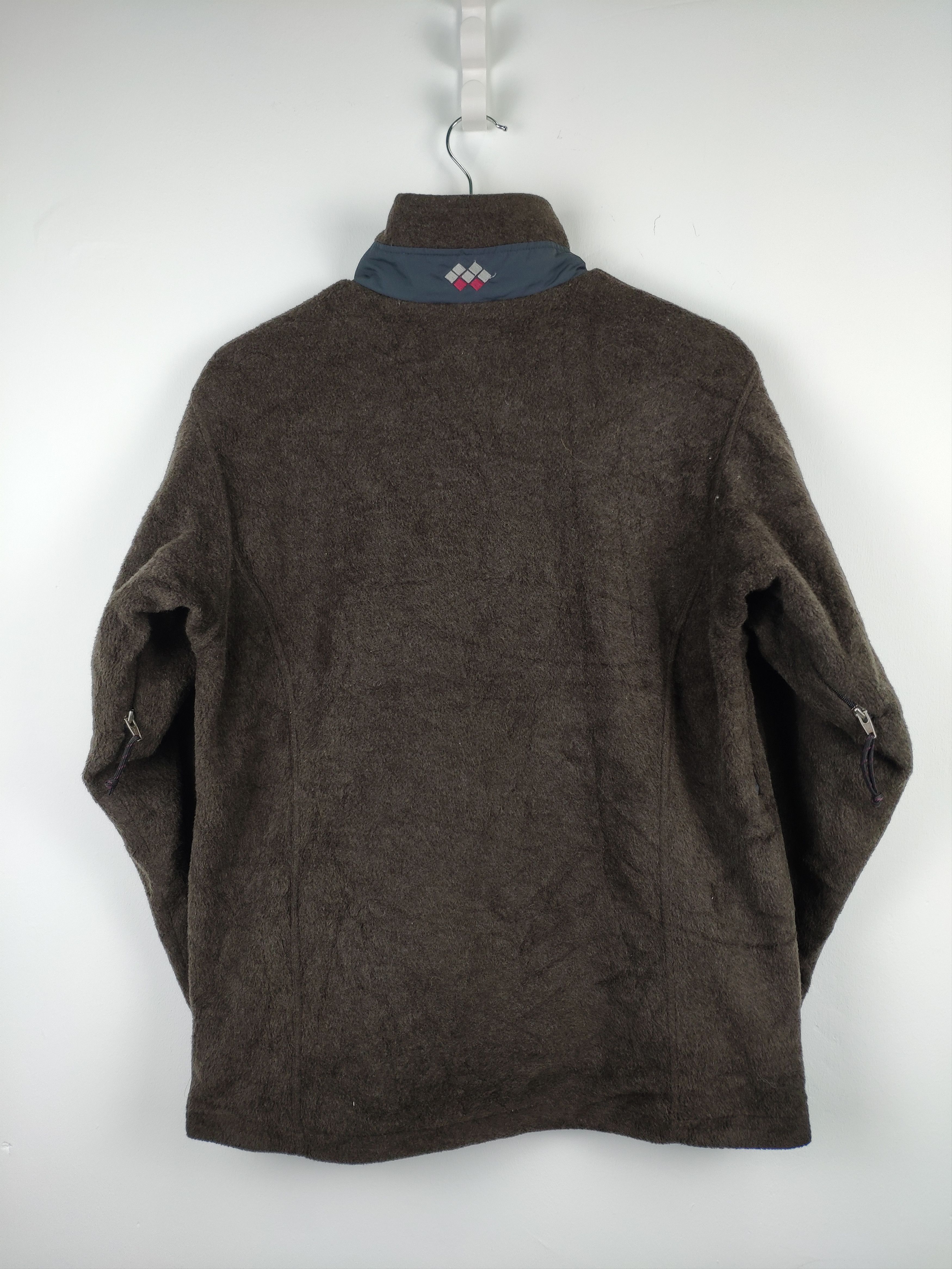 Japanese Brand × Montbell × Vintage 🇯🇵 Vintage 1990s Montbell Wool Jacket Gore Wind Stopper Size US M / EU 48-50 / 2 - 10 Thumbnail