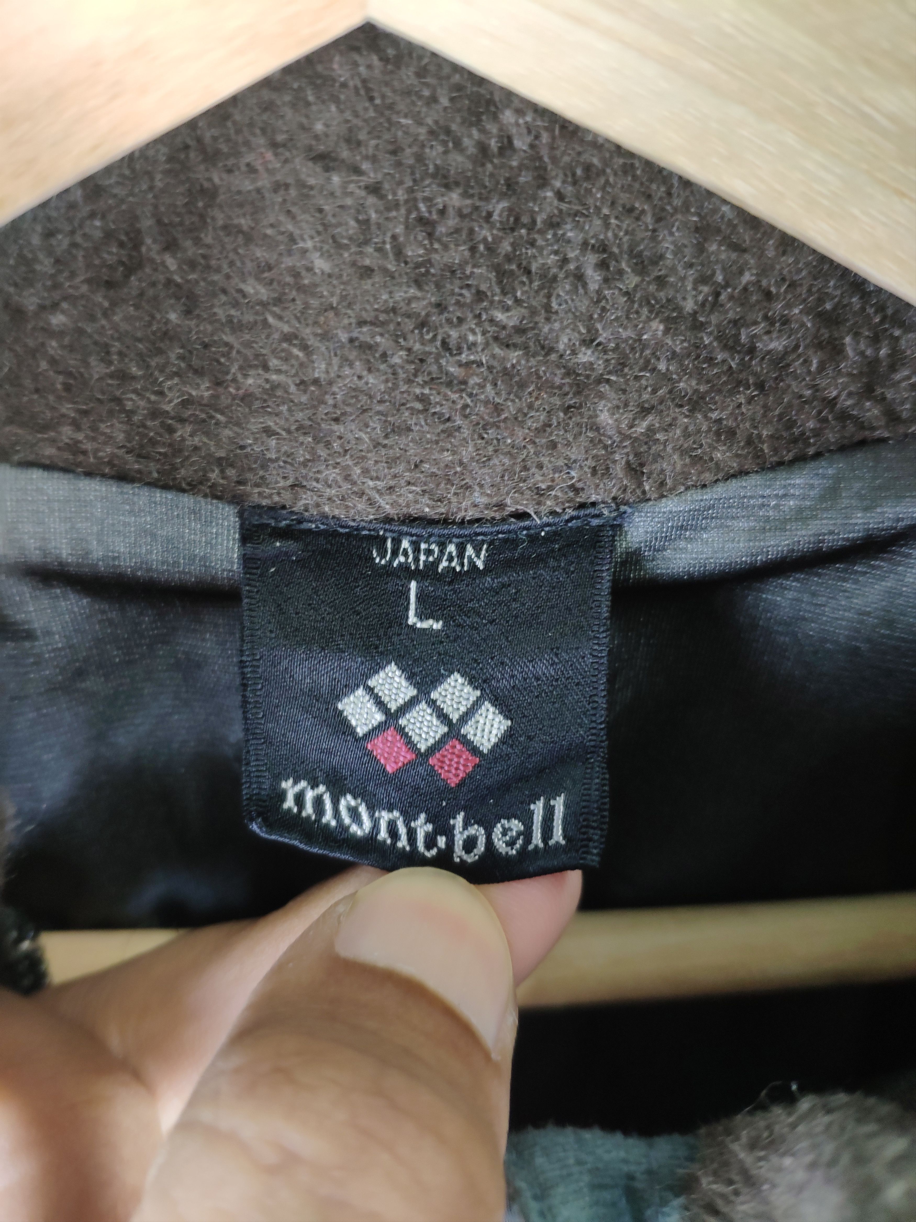 Japanese Brand × Montbell × Vintage 🇯🇵 Vintage 1990s Montbell Wool Jacket Gore Wind Stopper Size US M / EU 48-50 / 2 - 5 Thumbnail