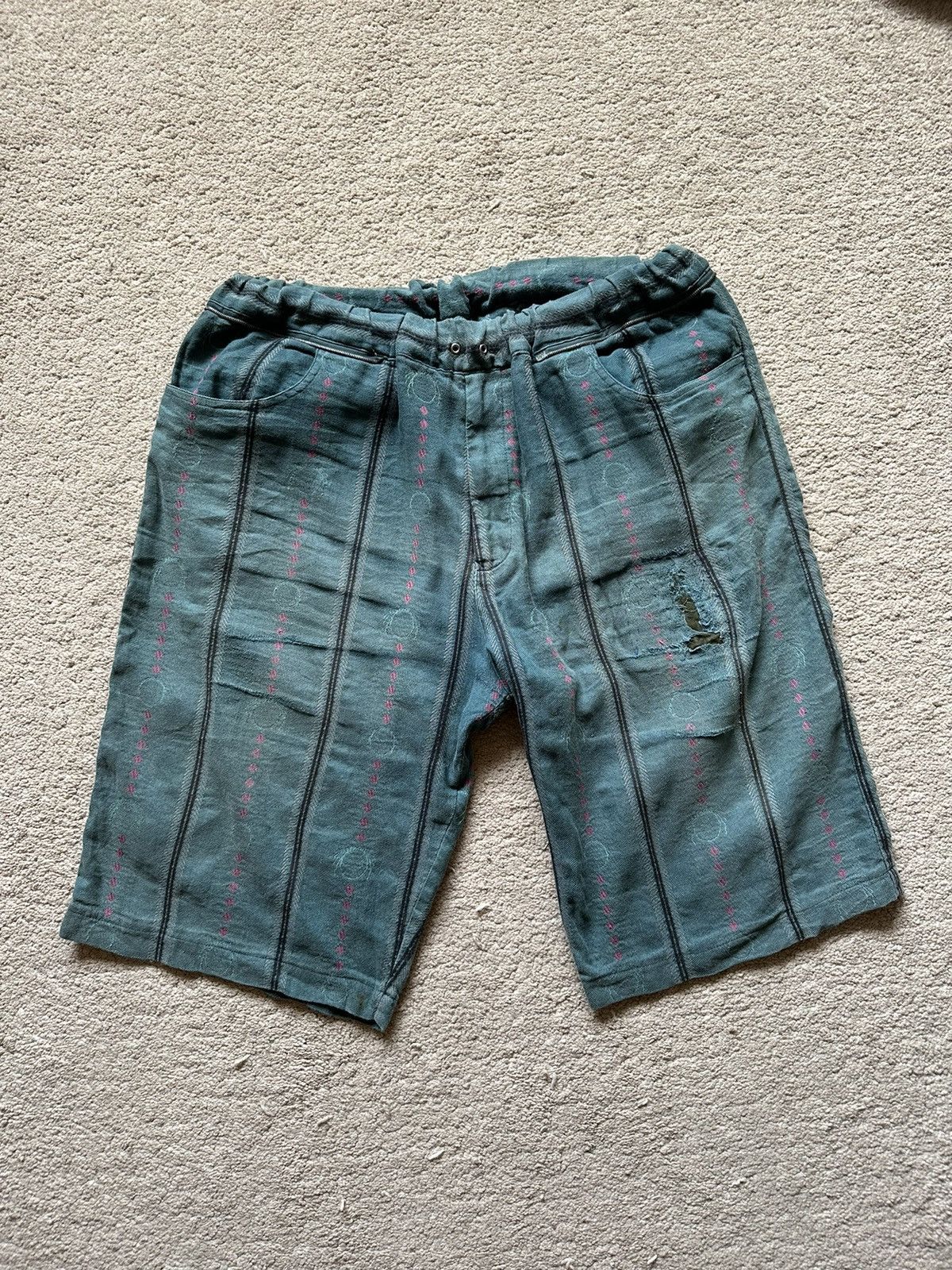 image of Jun Takahashi x Undercover S2003 Undercover Scabs Short in Blue, Men's (Size 31)