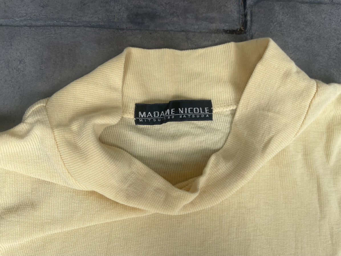 Matsuda JAPAN MADE Madame Nicole Mitsuhiro Matsuda Plain Turtleneck Size M / US 6-8 / IT 42-44 - 4 Thumbnail
