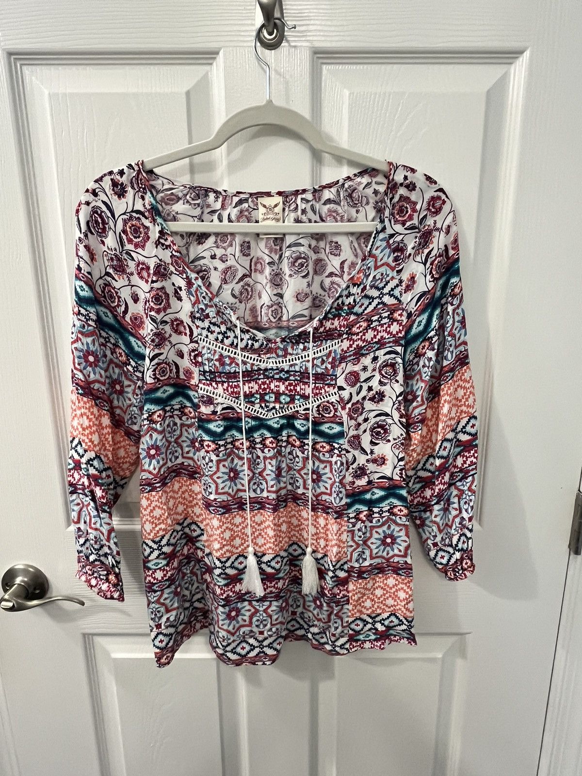 Faded Glory Faded Glory size medium boho top Grailed