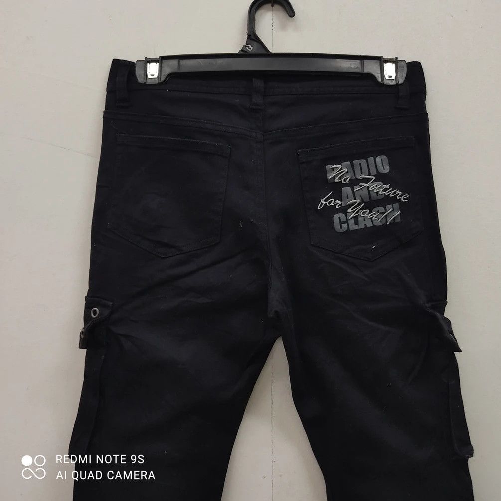 Japanese Brand Bad New From Glad News Radio Clash Black Multipocket Pant Size US 28 / EU 44 - 10 Thumbnail