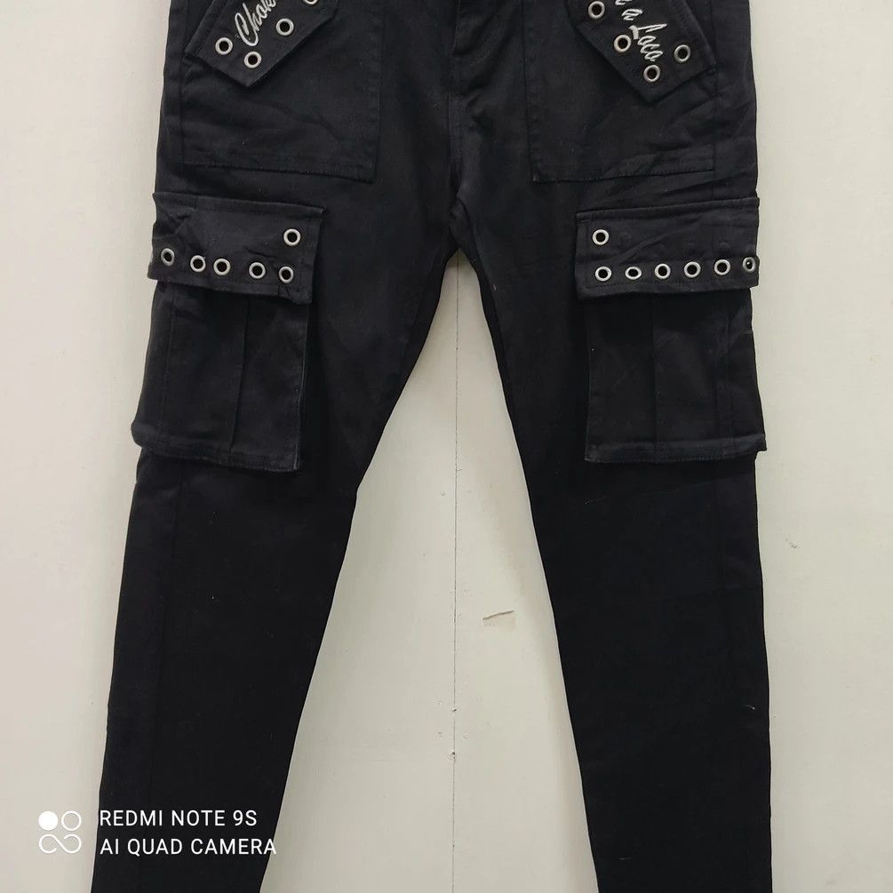 Japanese Brand Bad New From Glad News Radio Clash Black Multipocket Pant Size US 28 / EU 44 - 4 Thumbnail