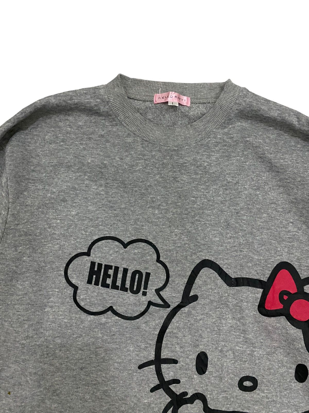 Cartoon Network × Japanese Brand Hello Kitty Overprint Sweatshirt Size US L / EU 52-54 / 3 - 4 Thumbnail