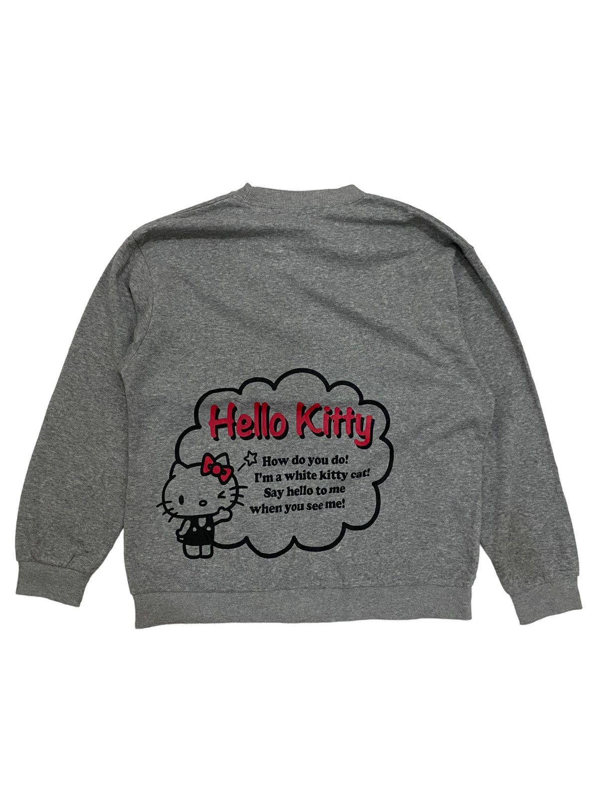 Cartoon Network × Japanese Brand Hello Kitty Overprint Sweatshirt Size US L / EU 52-54 / 3 - 14 Thumbnail