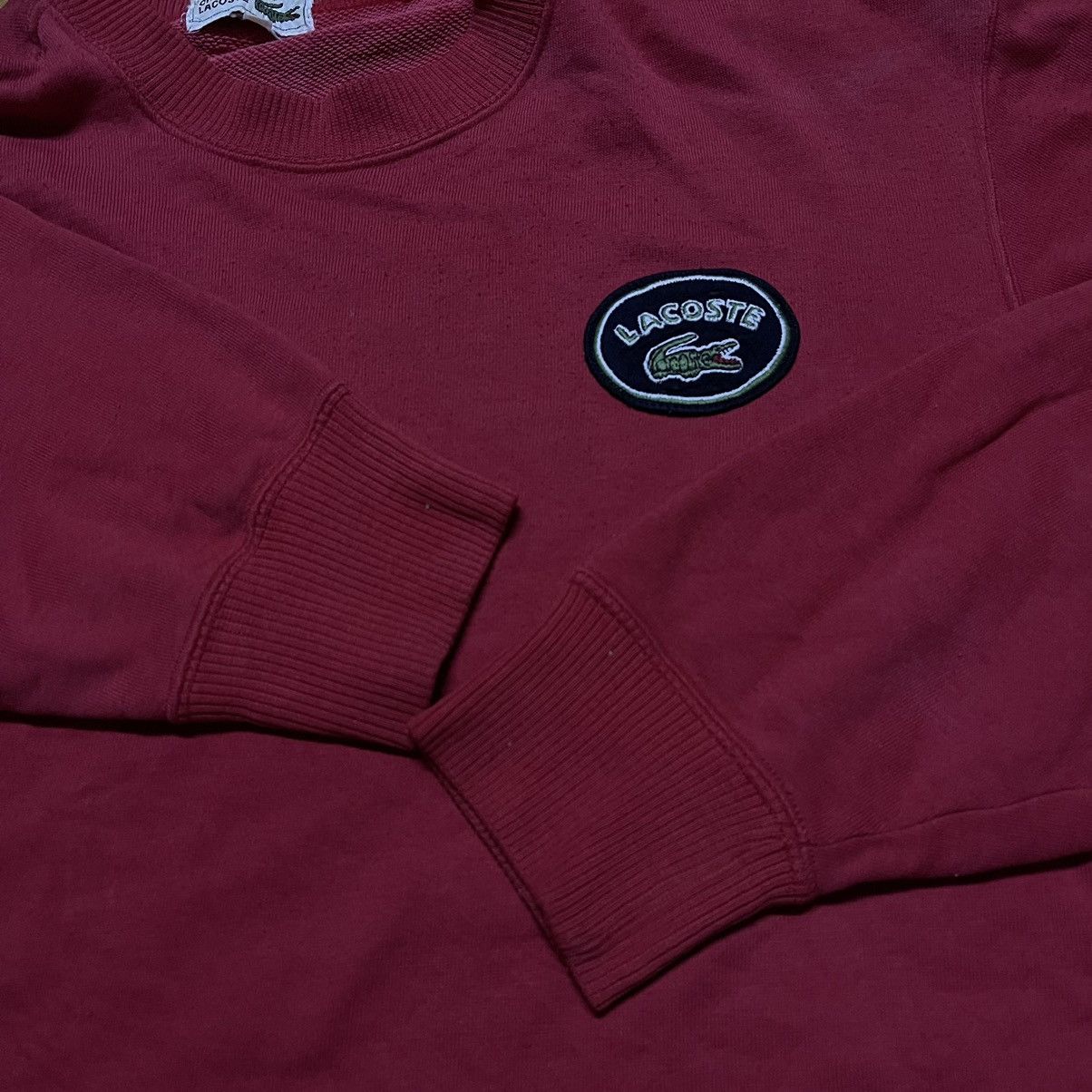 Lacoste Vintage 90s lacoste sweatshirt pullover Size US L / EU 52-54 / 3 - 3 Thumbnail