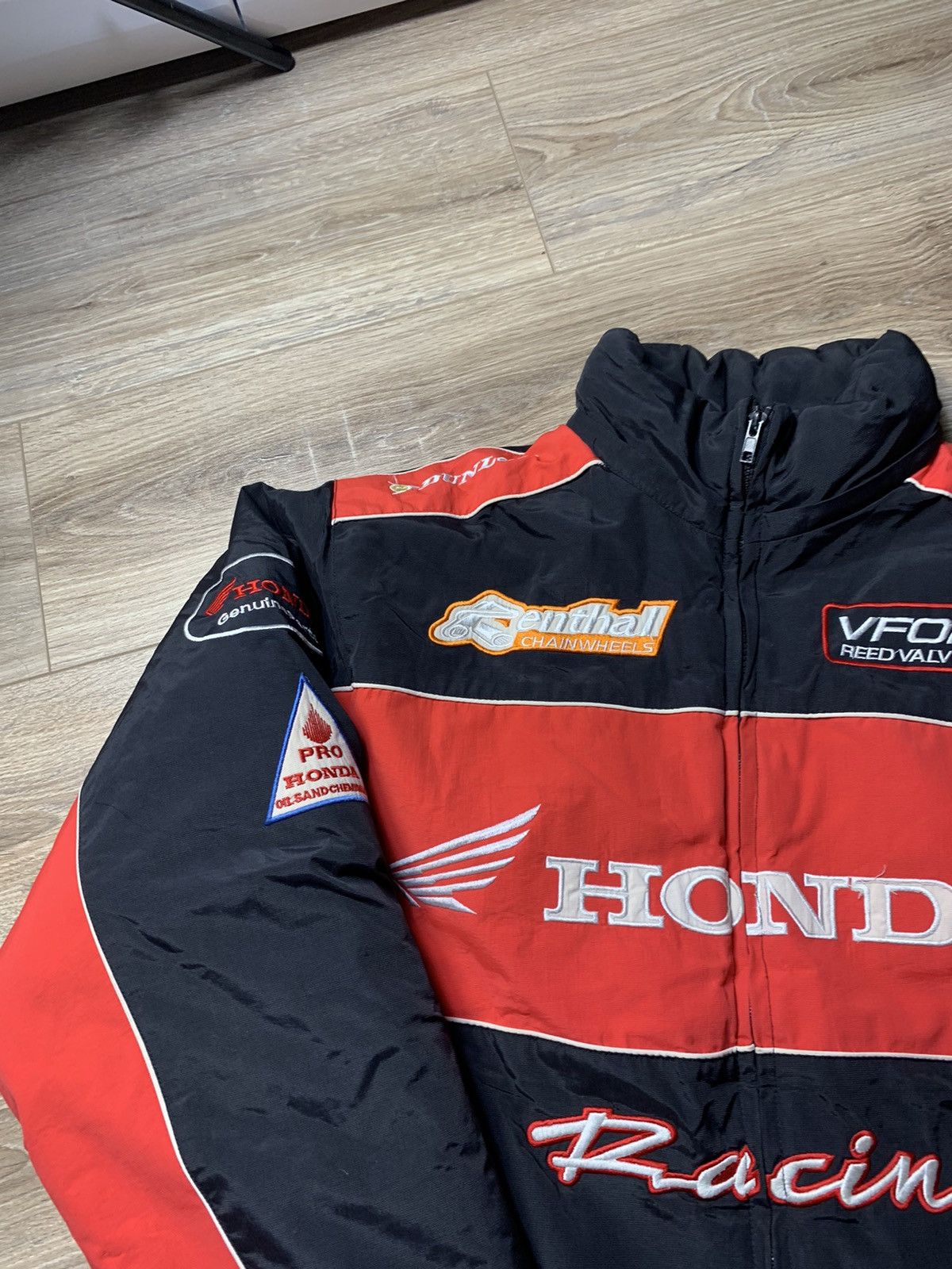 Honda × NASCAR Vintage Honda Racing Team Moto Jacket Size US XXL / EU 58 / 5 - 5 Thumbnail