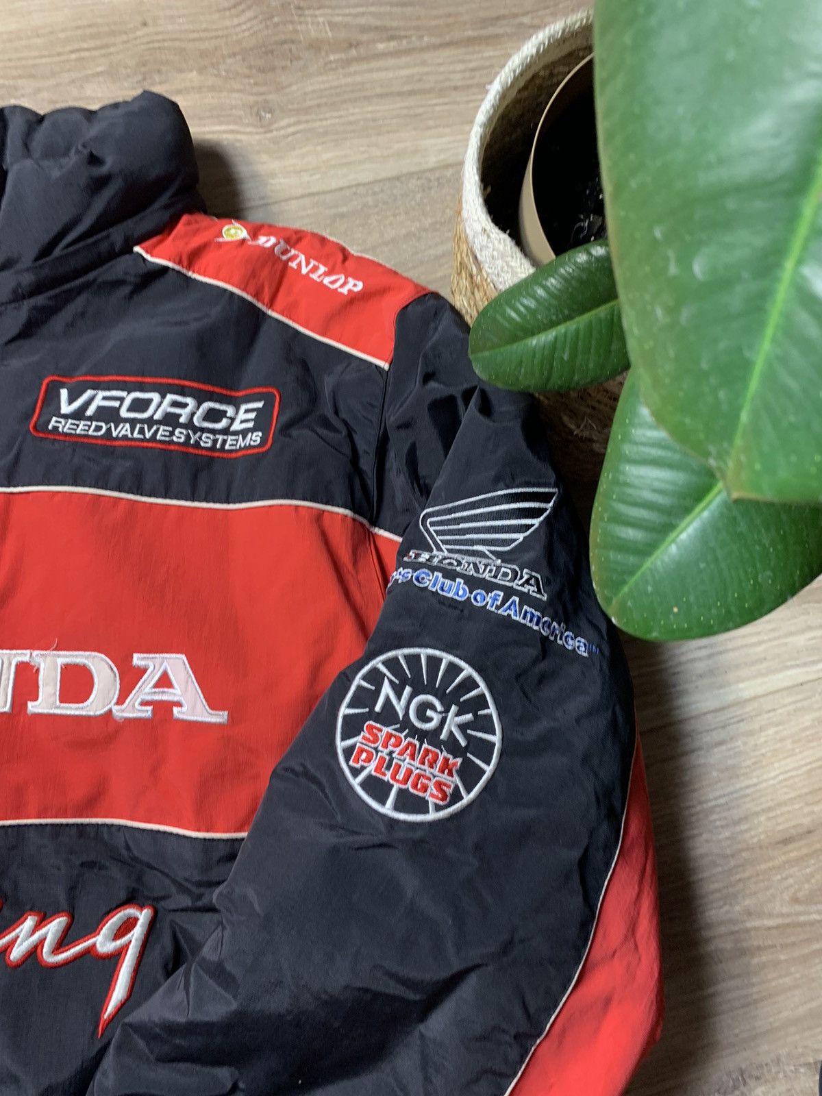 Honda × NASCAR Vintage Honda Racing Team Moto Jacket Size US XXL / EU 58 / 5 - 3 Thumbnail