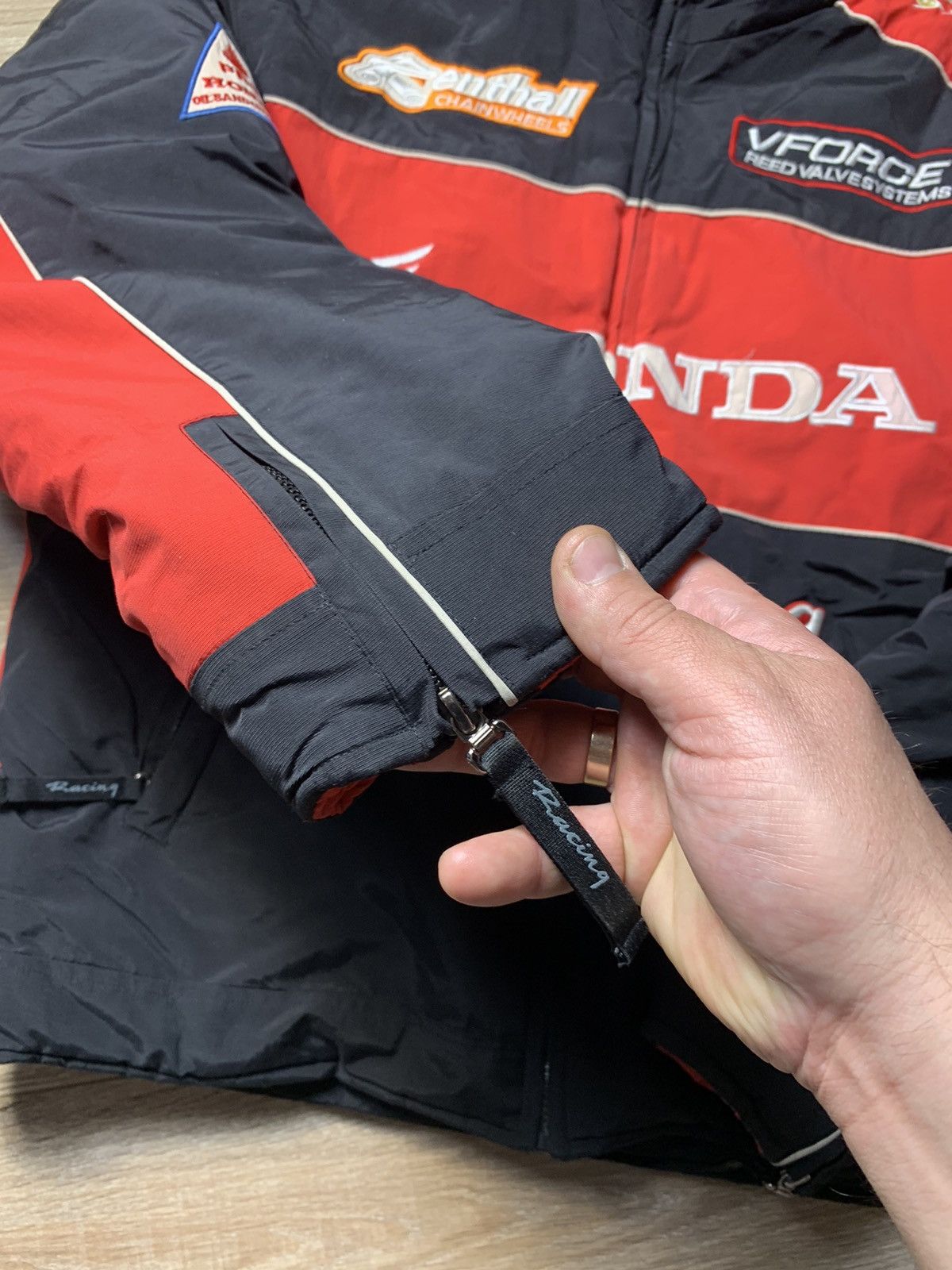 Honda × NASCAR Vintage Honda Racing Team Moto Jacket Size US XXL / EU 58 / 5 - 6 Thumbnail
