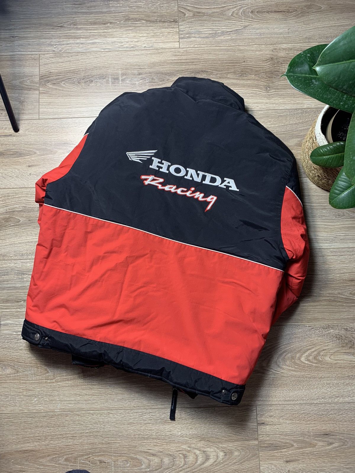 Honda × NASCAR Vintage Honda Racing Team Moto Jacket Size US XXL / EU 58 / 5 - 8 Thumbnail
