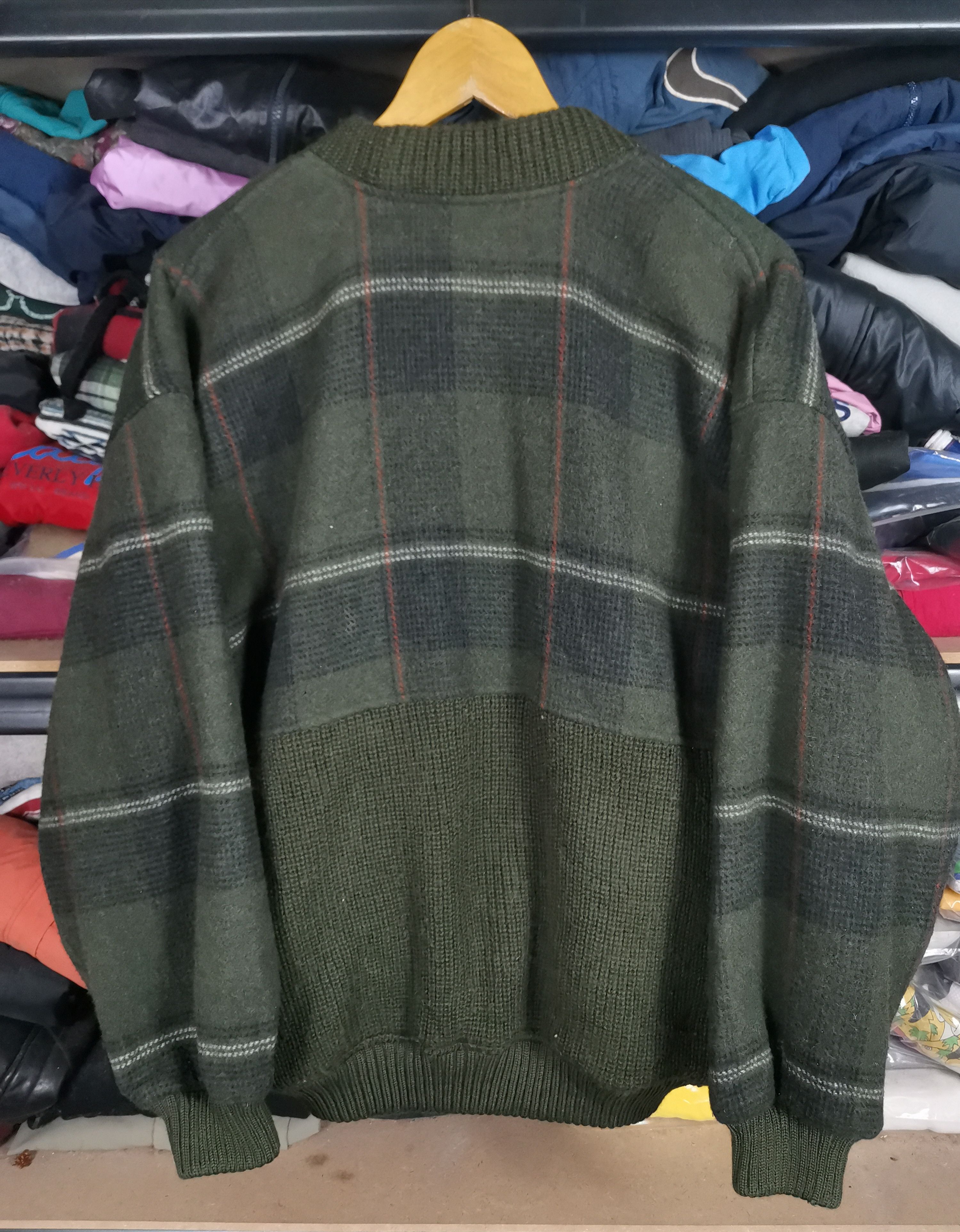 Japanese Brand Vintage Charge Wool Cardigan Jacket Size US M / EU 48-50 / 2 - 2 Thumbnail