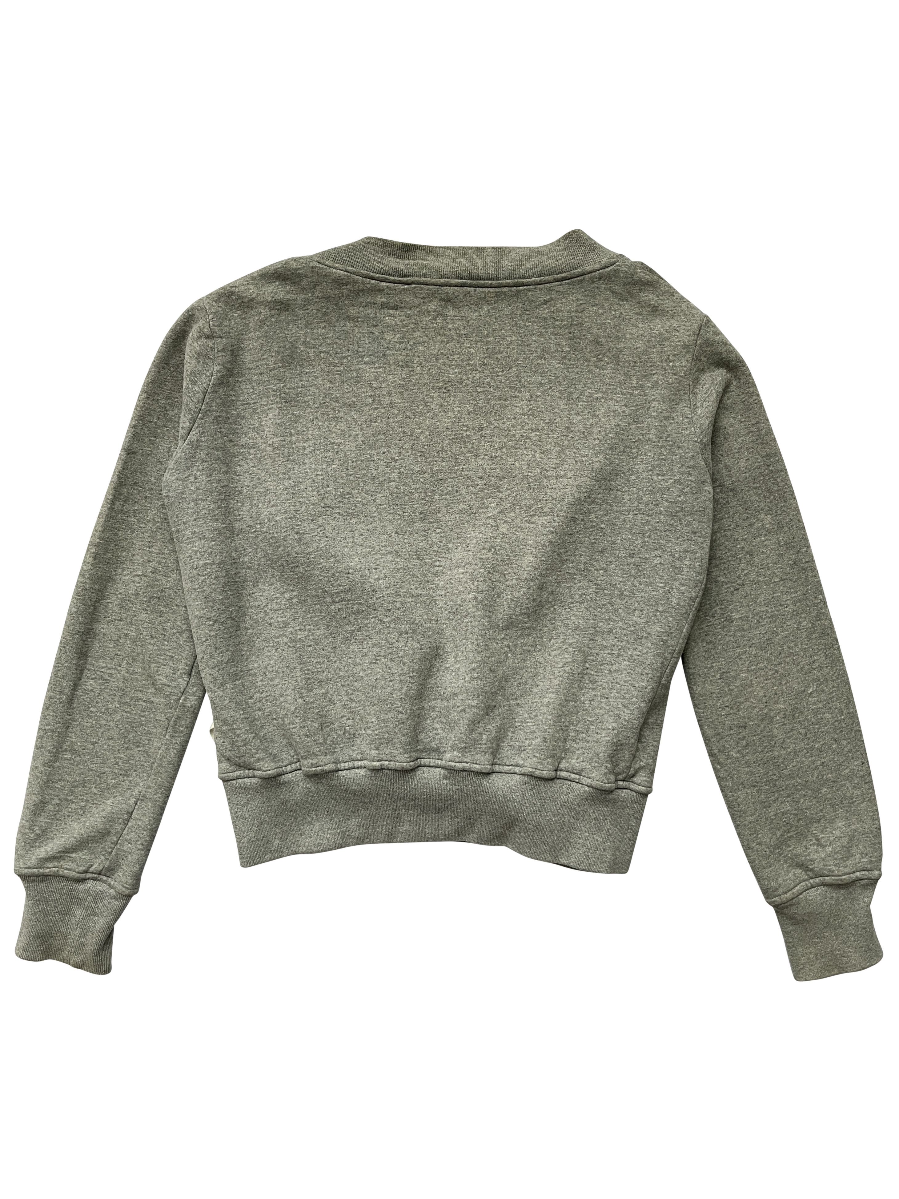 Dirk Van Saene ⚡️QUICK SALE⚡️Dirk Van Saene Grey Cross-Over Sweatshirt Size S / US 4 / IT 40 - 2 Thumbnail