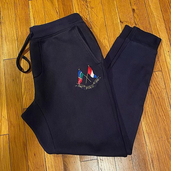 Polo Ralph Lauren Polo Ralph Lauren Cross Flag Sweatpants Jogger XL Size US 38 / EU 54 - 6 Thumbnail