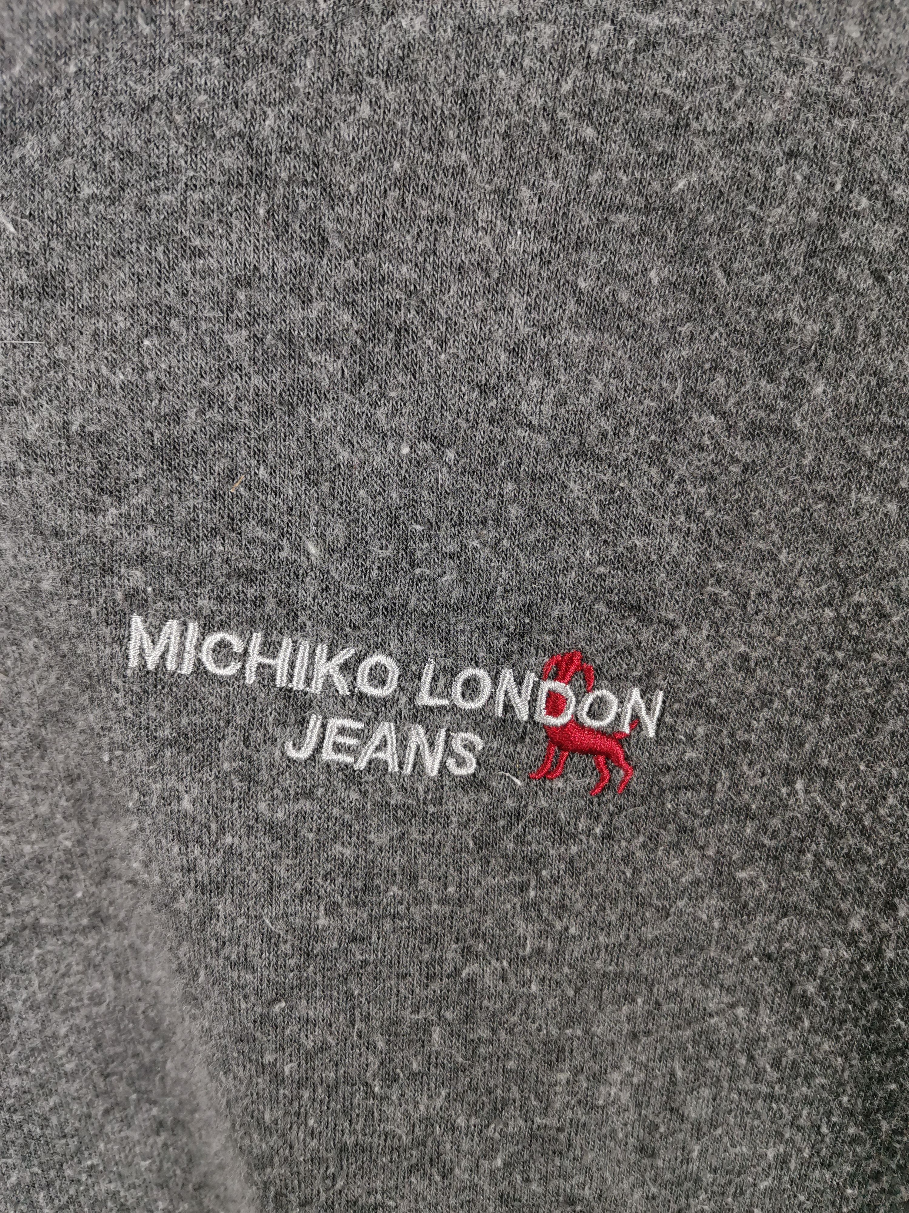 Japanese Brand Vintage 90s Michiko London Fleece Half Zipper Sweater Size US XL / EU 56 / 4 - 2 Thumbnail