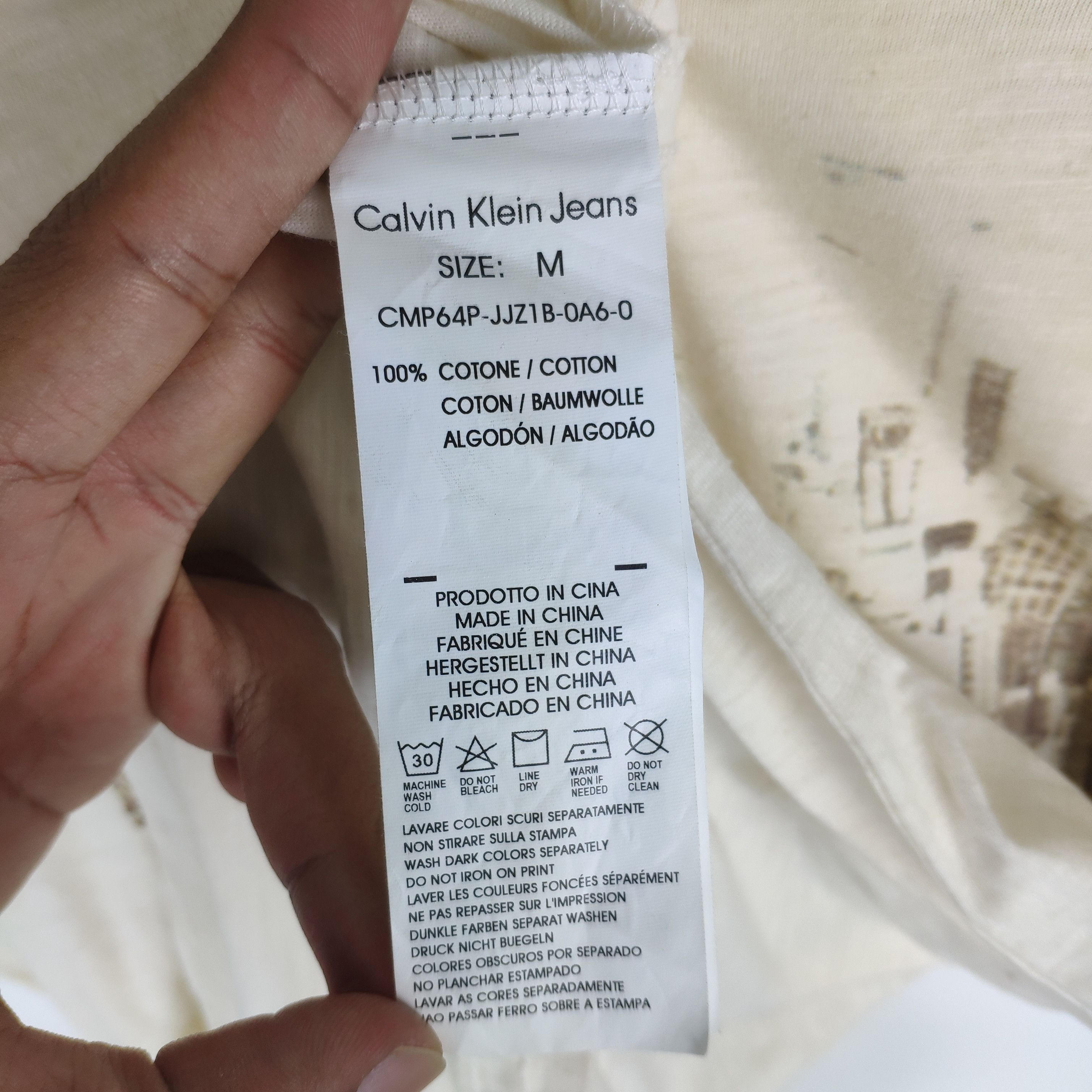 Calvin Klein × Vintage Vintage Calvin Klein Jeans T Shirt Size US M / EU 48-50 / 2 - 8 Thumbnail