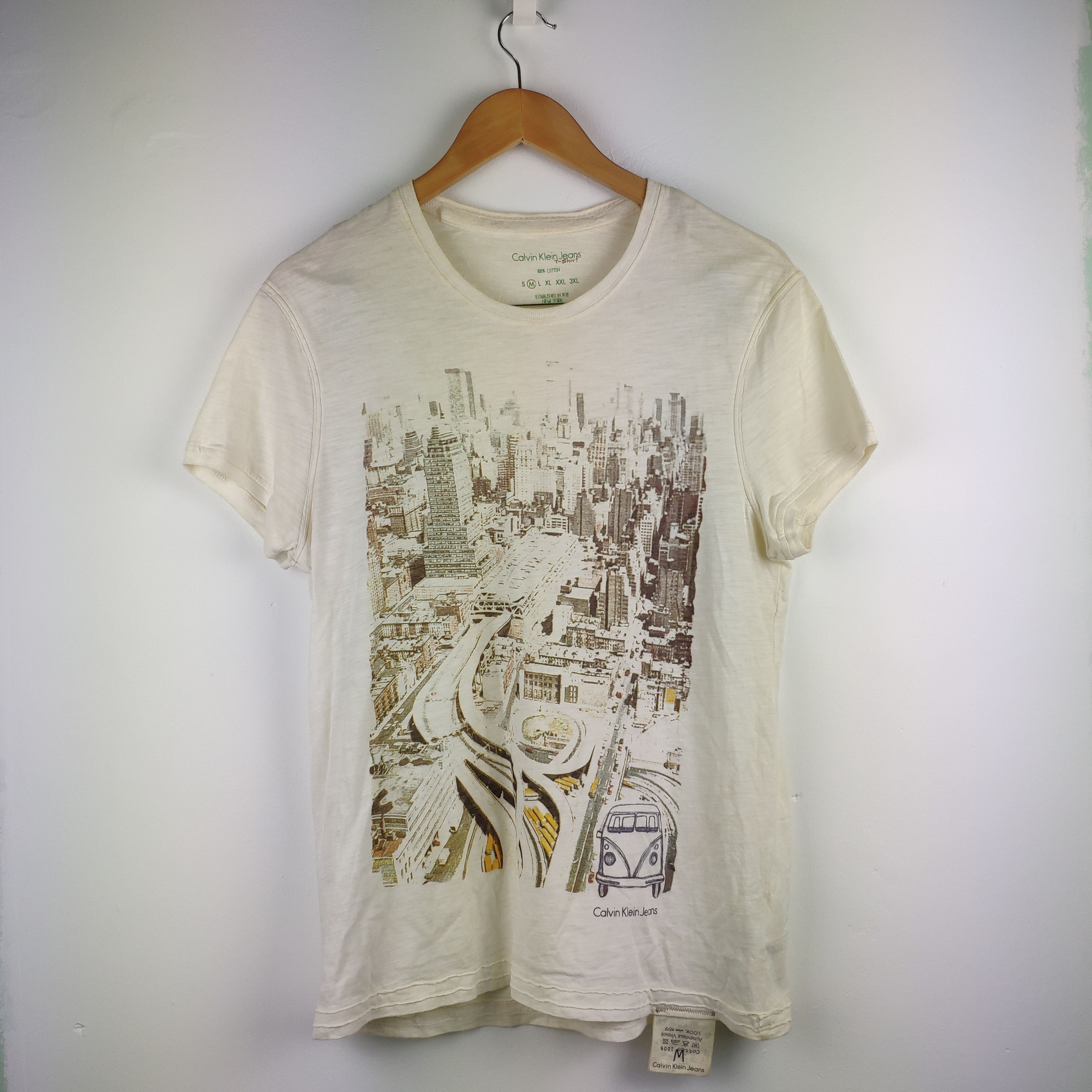 Calvin Klein × Vintage Vintage Calvin Klein Jeans T Shirt Size US M / EU 48-50 / 2 - 1 Thumbnail