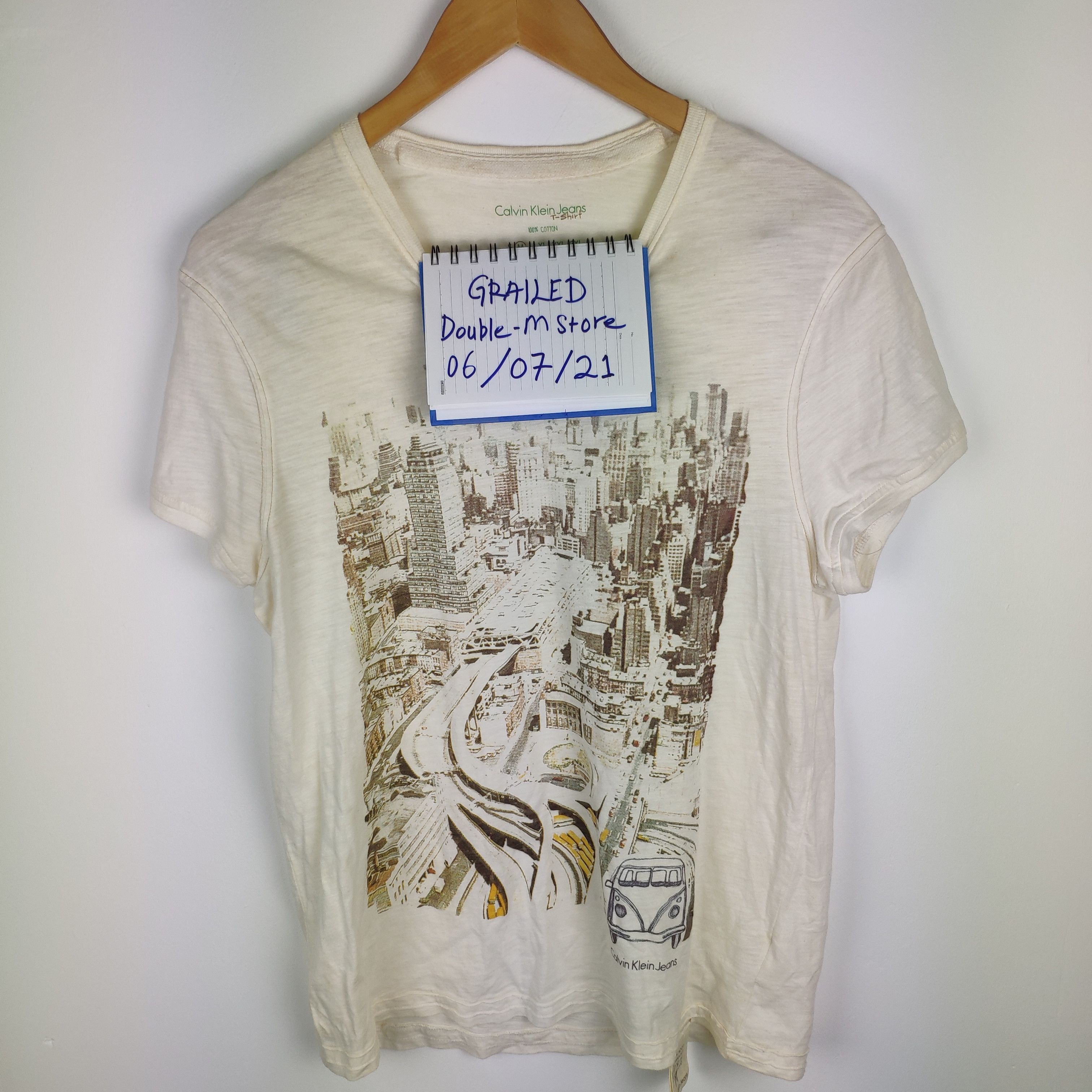 Calvin Klein × Vintage Vintage Calvin Klein Jeans T Shirt Size US M / EU 48-50 / 2 - 11 Thumbnail