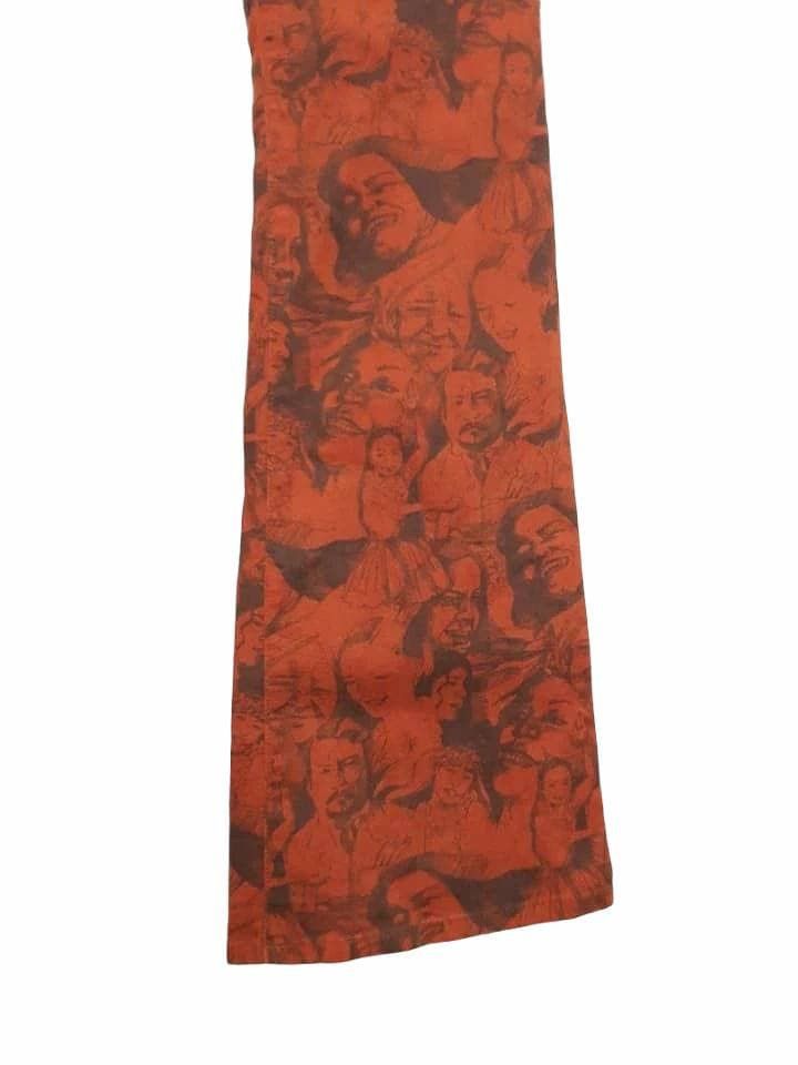Japanese Brand JAPAN MASH MANIA FAMILY POTRAIT ALL PRINT BOOTCUT PANTS Size US 28 / EU 44 - 12 Thumbnail
