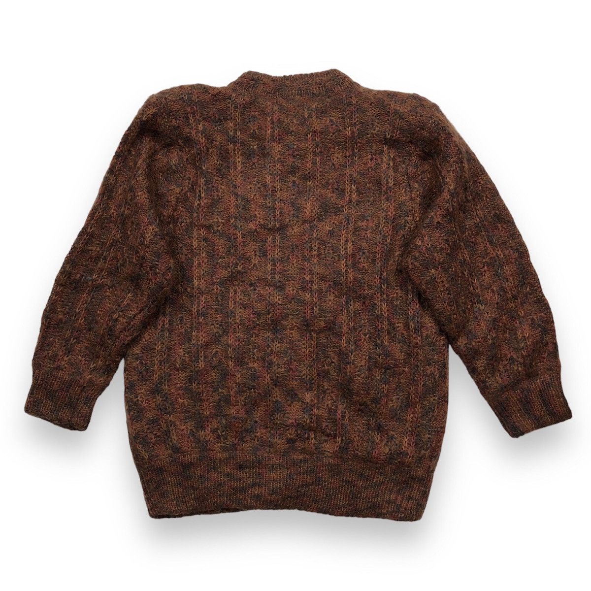 Aran Isles Knitwear Vintage Knit Mohair Cardigan Button up by Allen a pieo Size L / US 10 / IT 46 - 4 Thumbnail