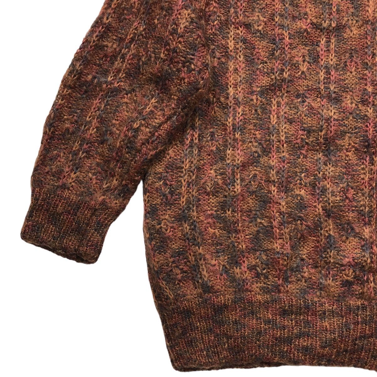 Aran Isles Knitwear Vintage Knit Mohair Cardigan Button up by Allen a pieo Size L / US 10 / IT 46 - 6 Thumbnail