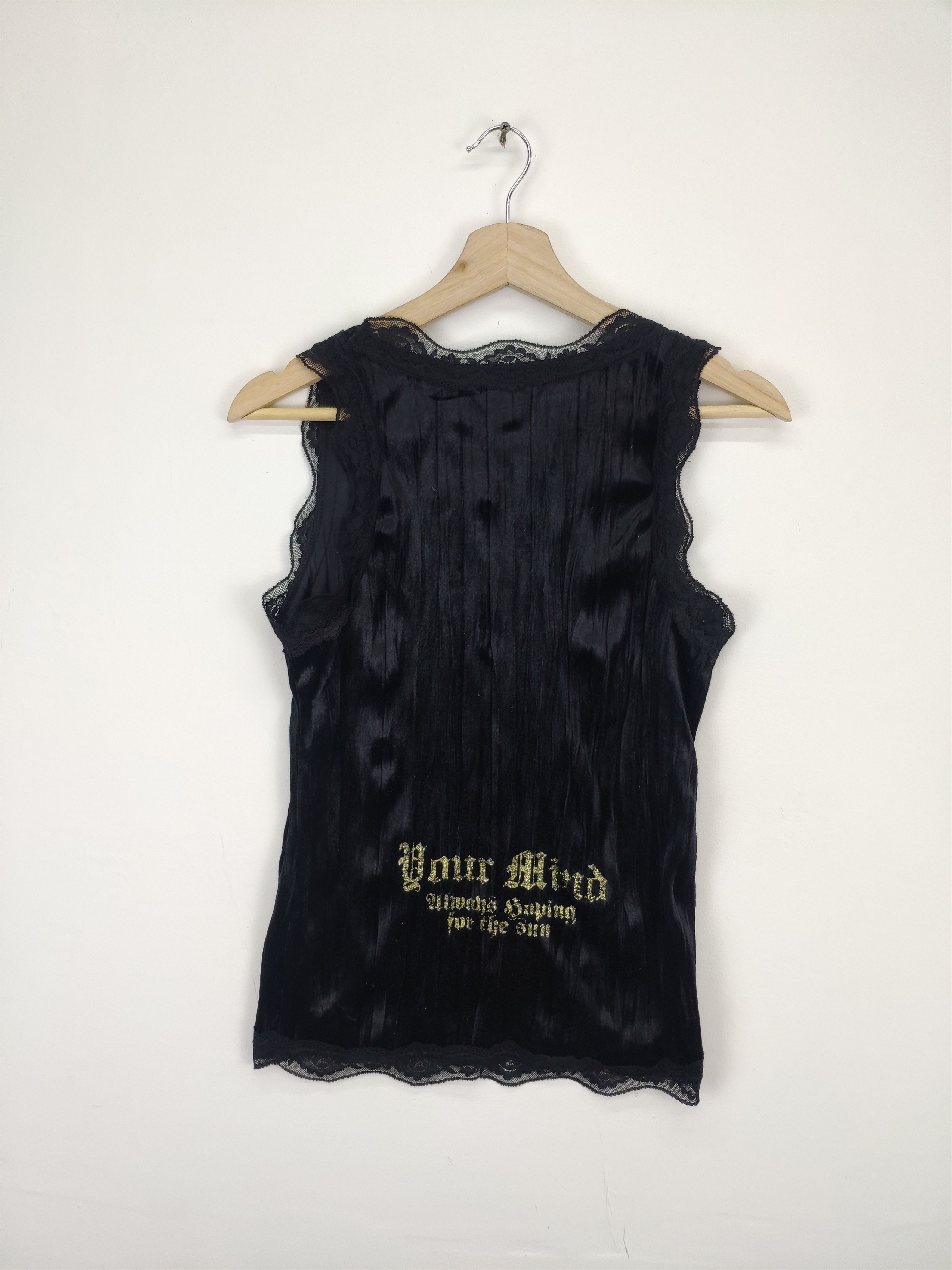 Japanese Brand × Seditionaries Vintage Tank Top Skull Ladies Harajuku Fashion Size XXS / US 00 / IT 34 - 9 Thumbnail
