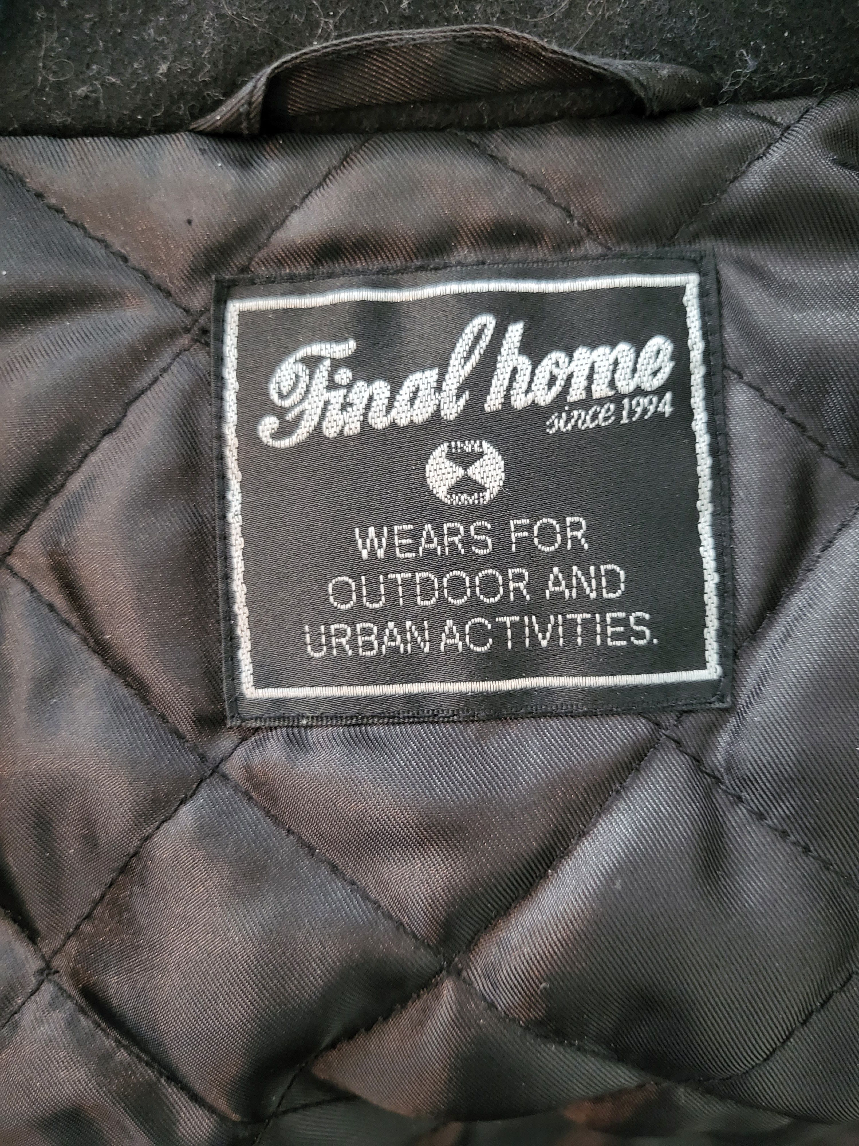 Final Home Quilted Wool Biker Jacket Size US M / EU 48-50 / 2 - 5 Thumbnail