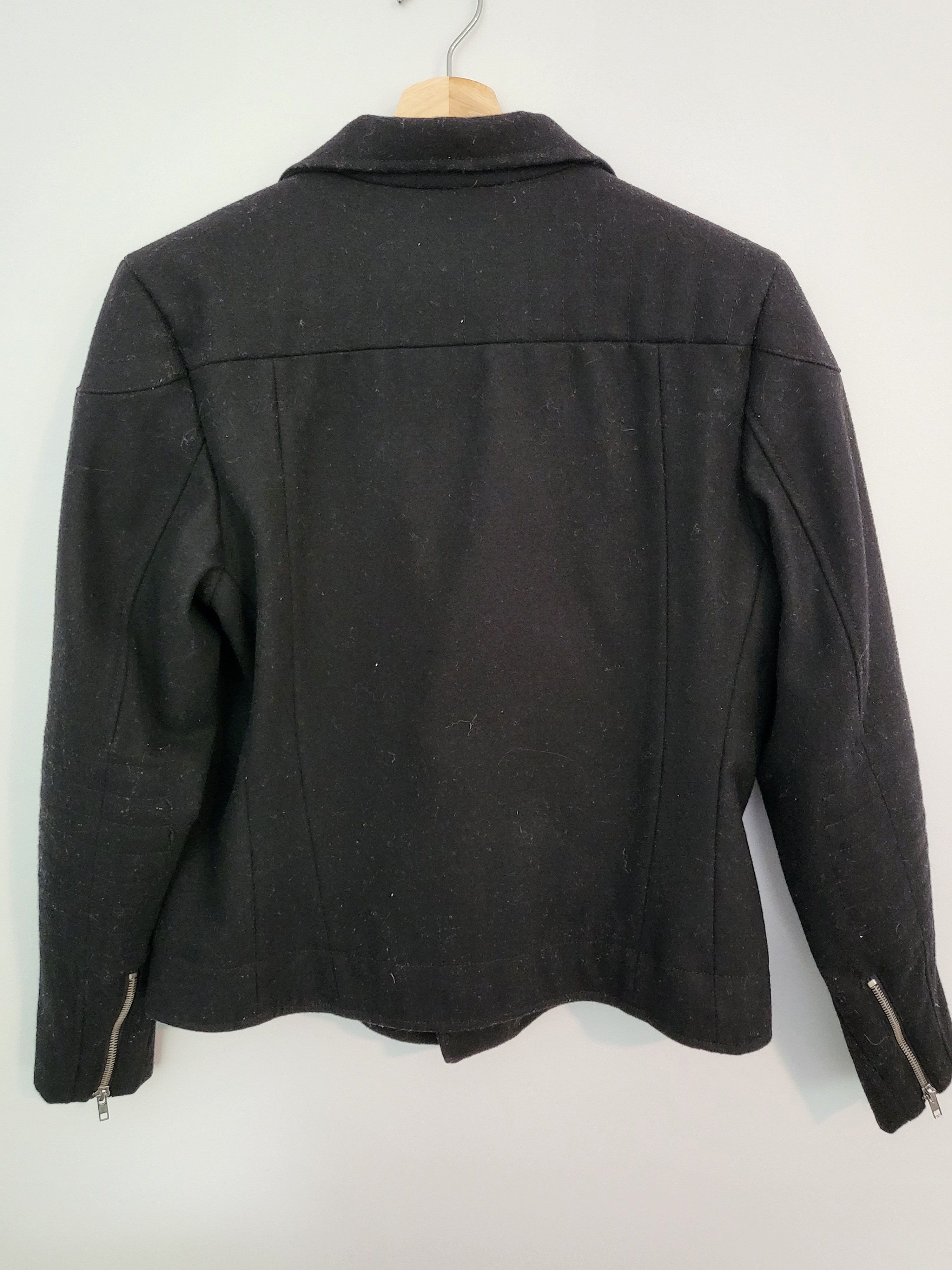 Final Home Quilted Wool Biker Jacket Size US M / EU 48-50 / 2 - 3 Thumbnail