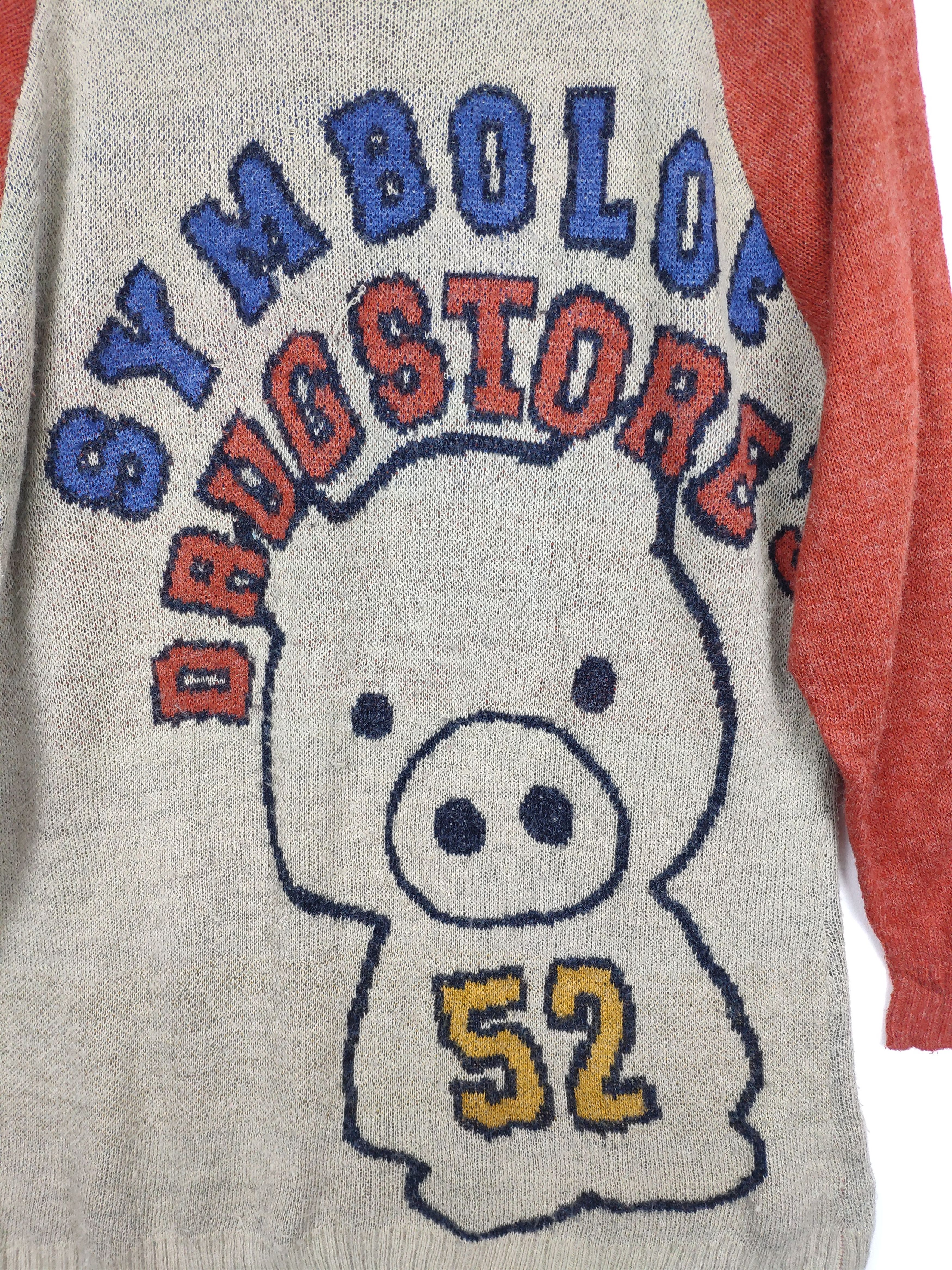 Japanese Brand × Vintage Vintage Drug Store Knit Sweater Cute Pig Printed 🐷🐷🐷 Size M / US 6-8 / IT 42-44 - 7 Thumbnail