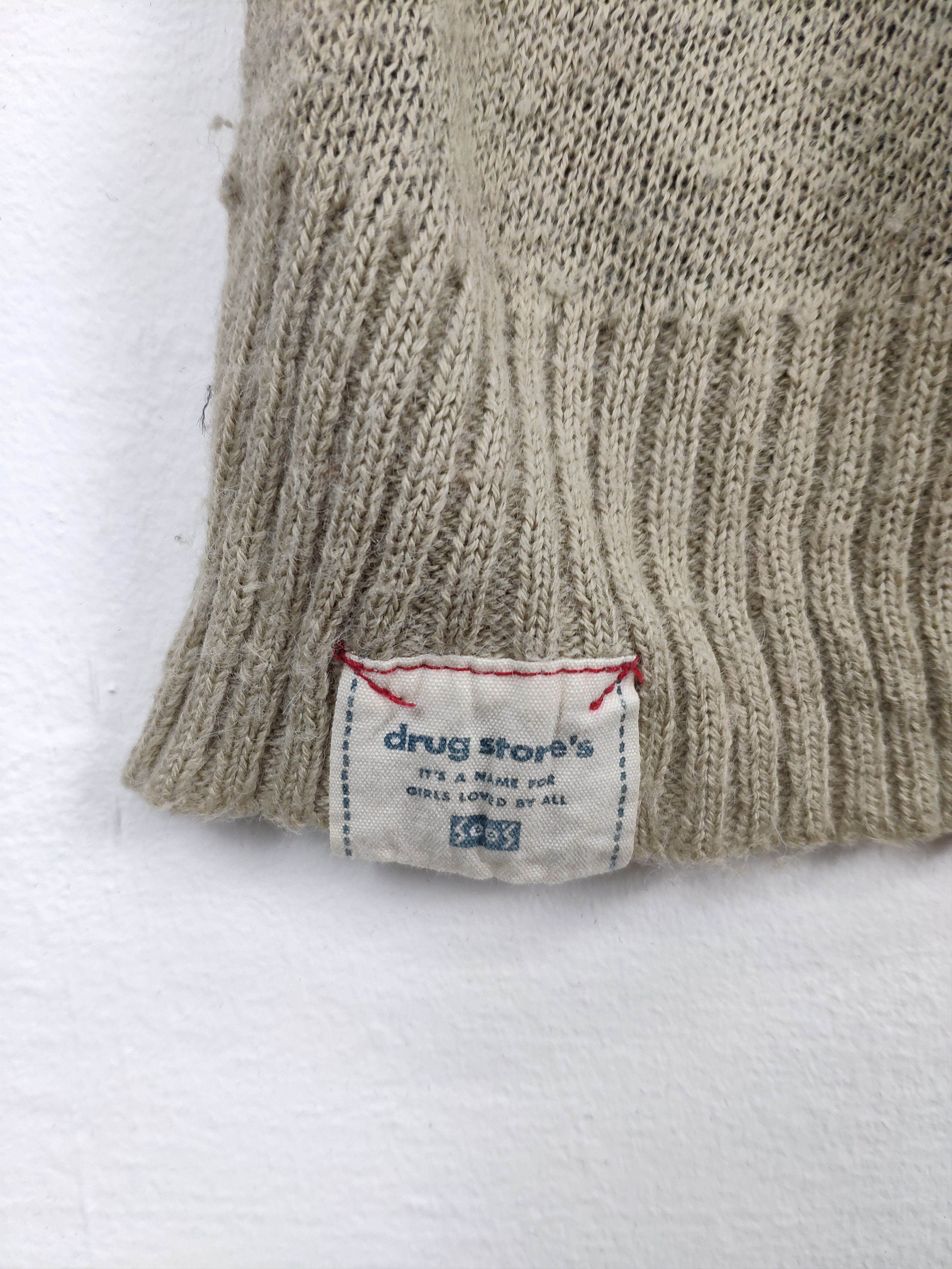 Japanese Brand × Vintage Vintage Drug Store Knit Sweater Cute Pig Printed 🐷🐷🐷 Size M / US 6-8 / IT 42-44 - 6 Thumbnail