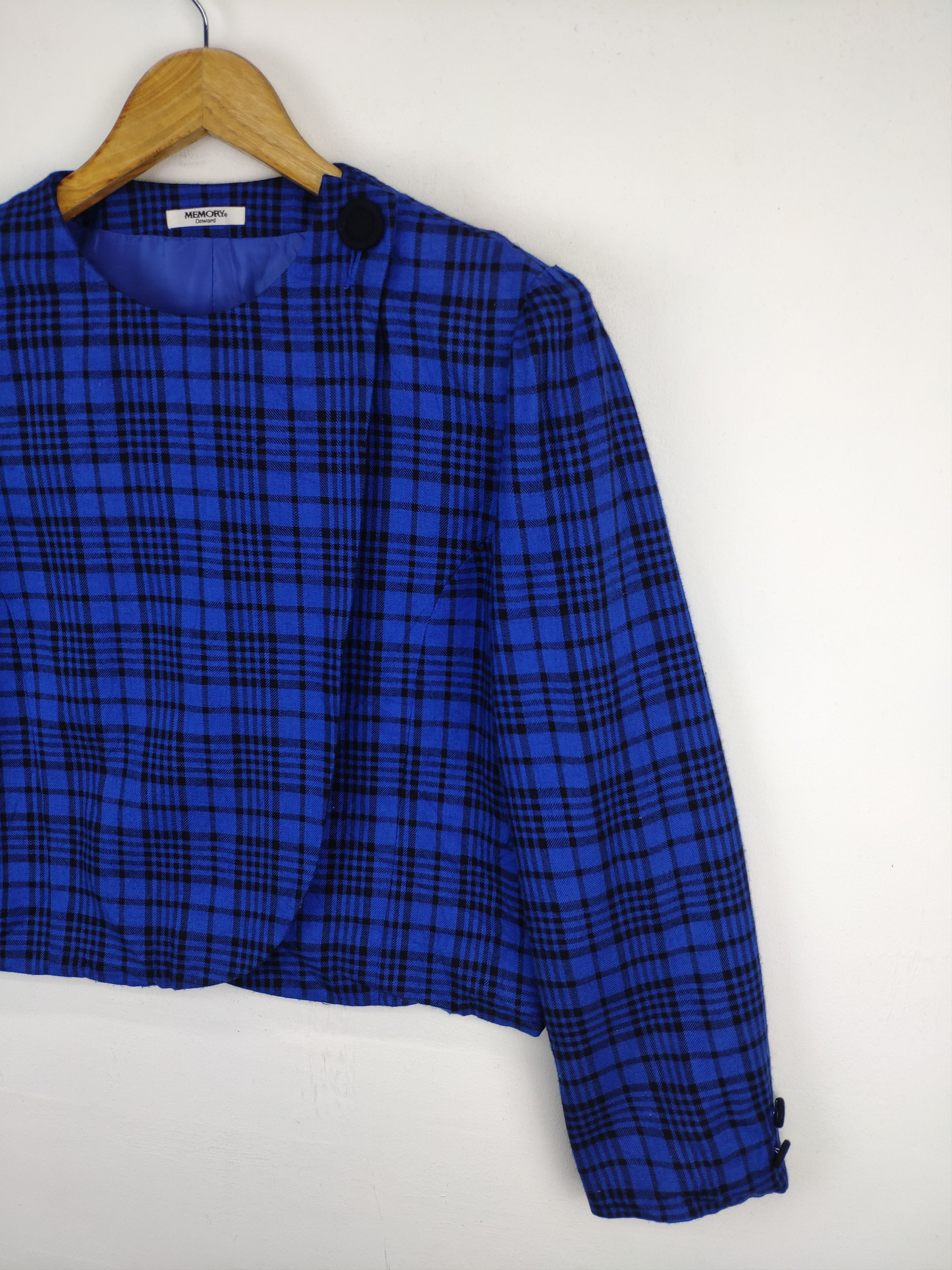 Designer × Japanese Brand Vintage Cropped Tweed Cardigan Issey Miyake Style by Memory Size S / US 4 / IT 40 - 6 Thumbnail
