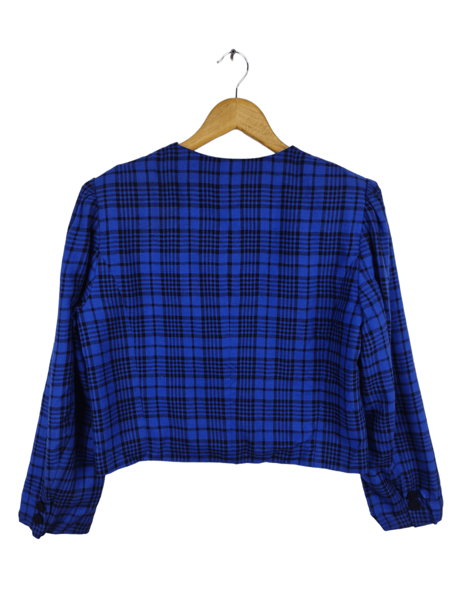 Designer × Japanese Brand Vintage Cropped Tweed Cardigan Issey Miyake Style by Memory Size S / US 4 / IT 40 - 2 Thumbnail