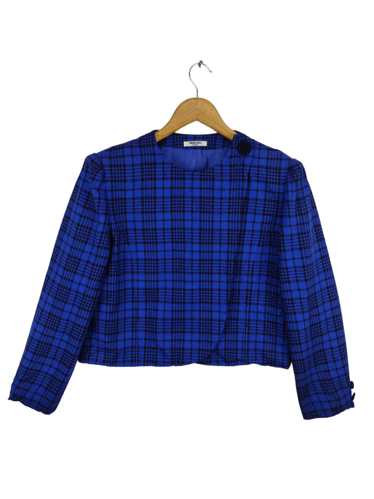 Vintage Cropped Tweed Cardigan Issey Miyake Style by Memory