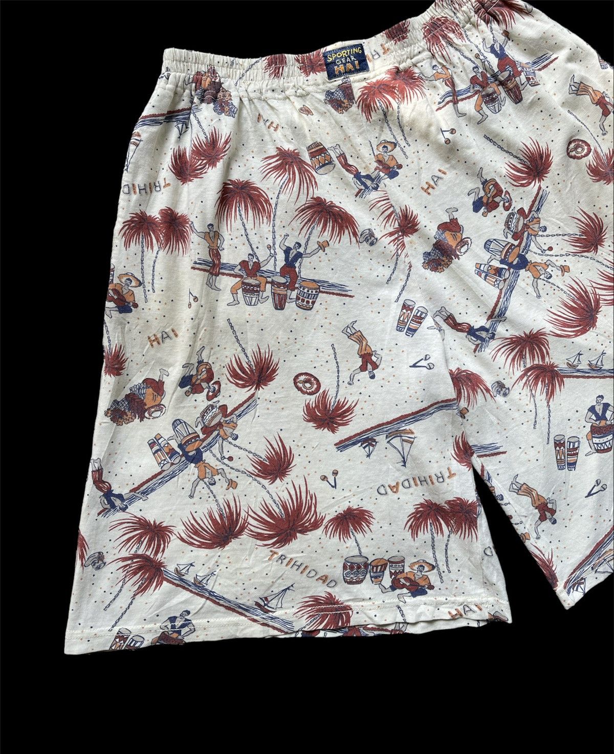 Tsumori Chisato Vintage Hai Sporting Gear Overprint short Size US 34 / EU 50 - 2 Thumbnail