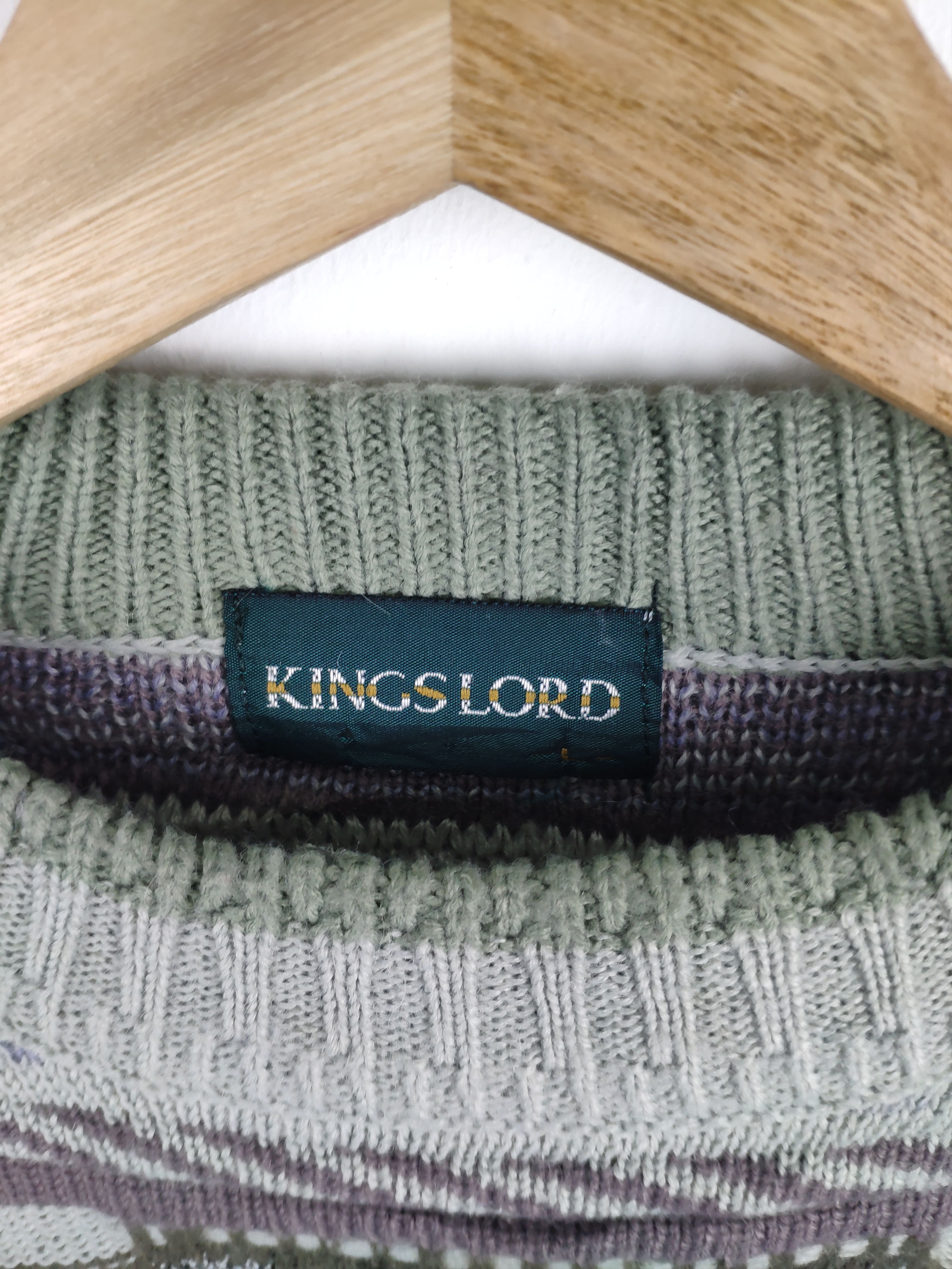 Aran Isles Knitwear × Japanese Brand Vintage Wool Knit Sweater Coogi Style Cable Knit Size US M / EU 48-50 / 2 - 4 Thumbnail
