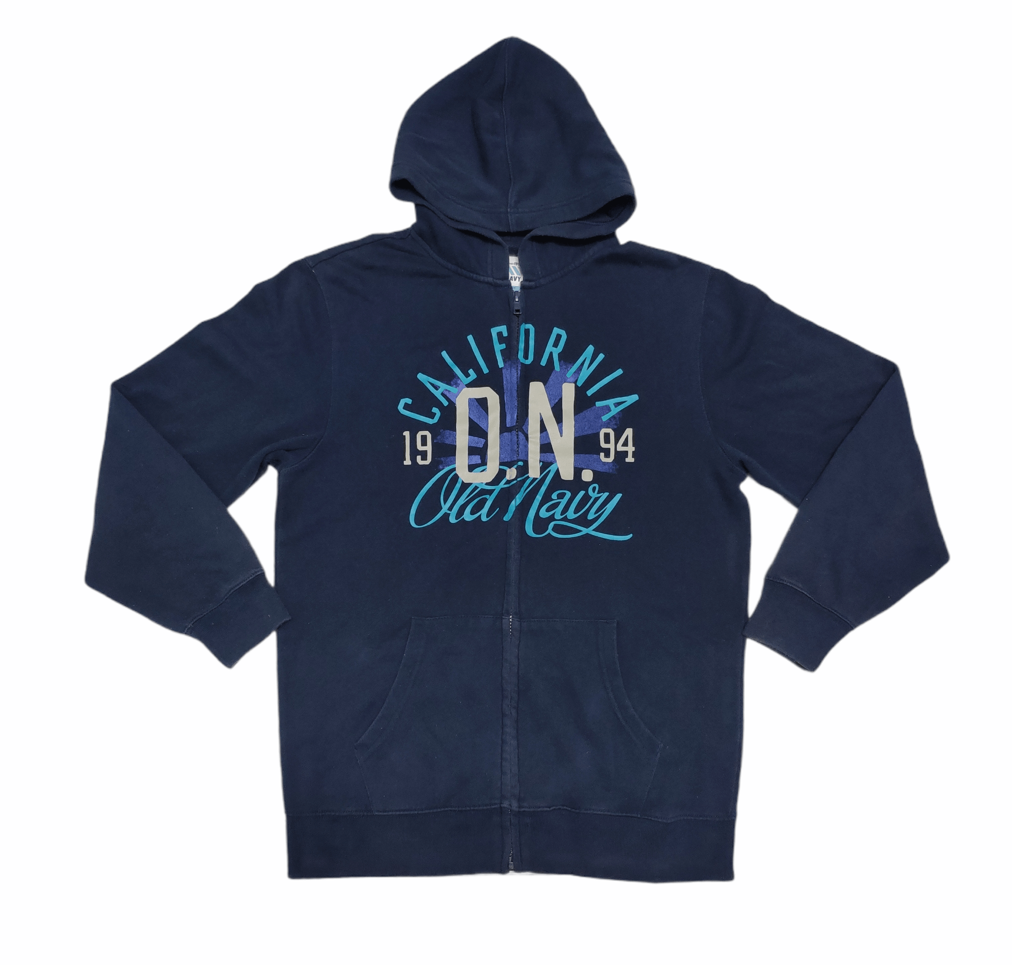 Old Navy × Vintage Steal 💥 Vintage Old Navy Sweater Zip Up Hoodie Size US M / EU 48-50 / 2 - 1 Thumbnail