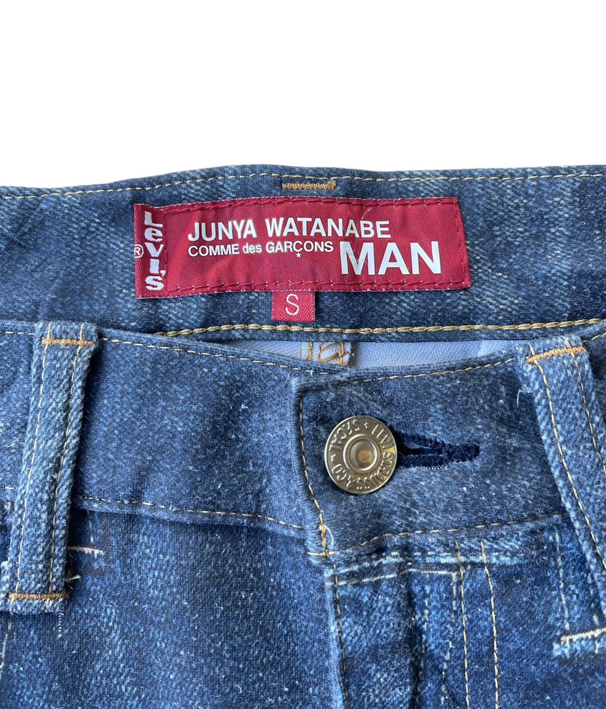 Comme des Garcons AD2009 Junya watanabe Comme des garcons x Levis pants Size US 31 - 6 Thumbnail