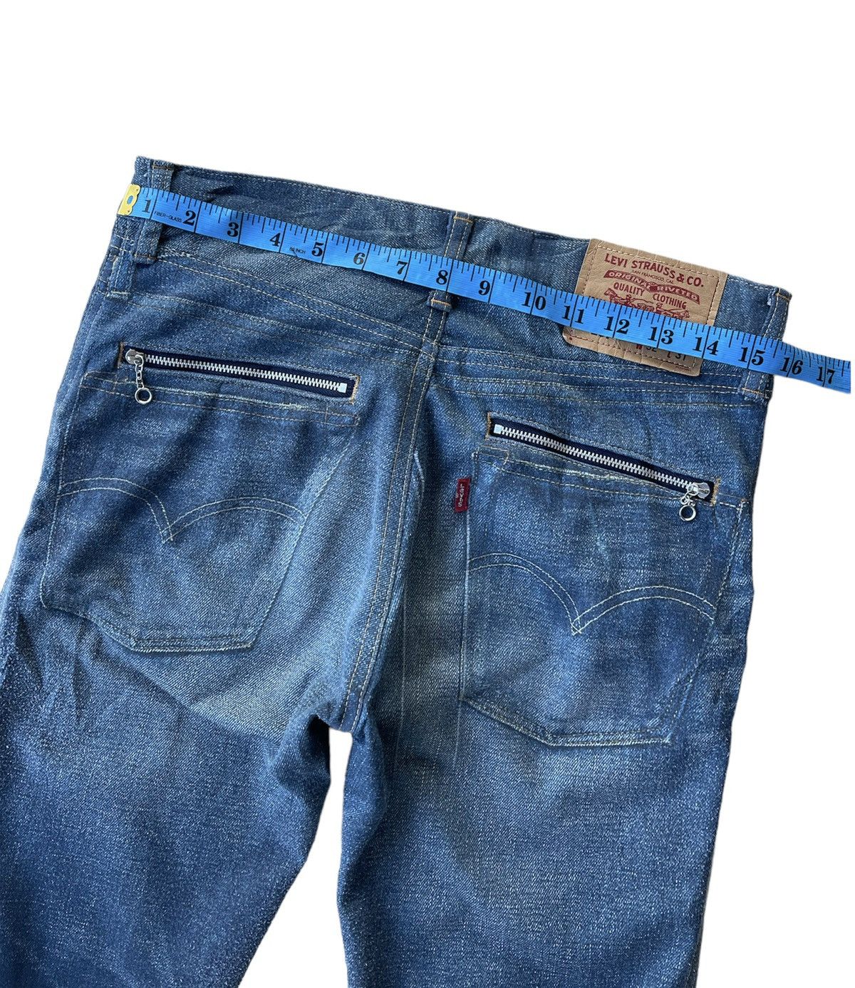 Comme des Garcons AD2009 Junya watanabe Comme des garcons x Levis pants Size US 31 - 11 Thumbnail