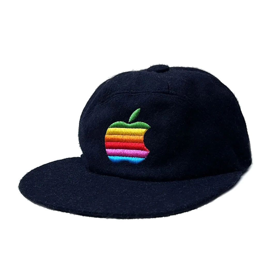 Apple × Vintage Vintage Apple cap hat 90s rainbow logo | Grailed