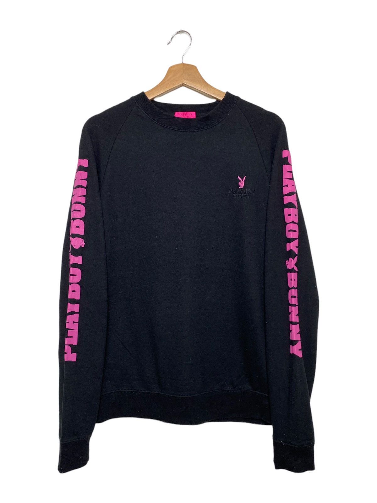 Japanese Brand × Playboy × Vintage Vintage Playboy Pink Embroidered Crewneck Size US L / EU 52-54 / 3 - 2 Thumbnail