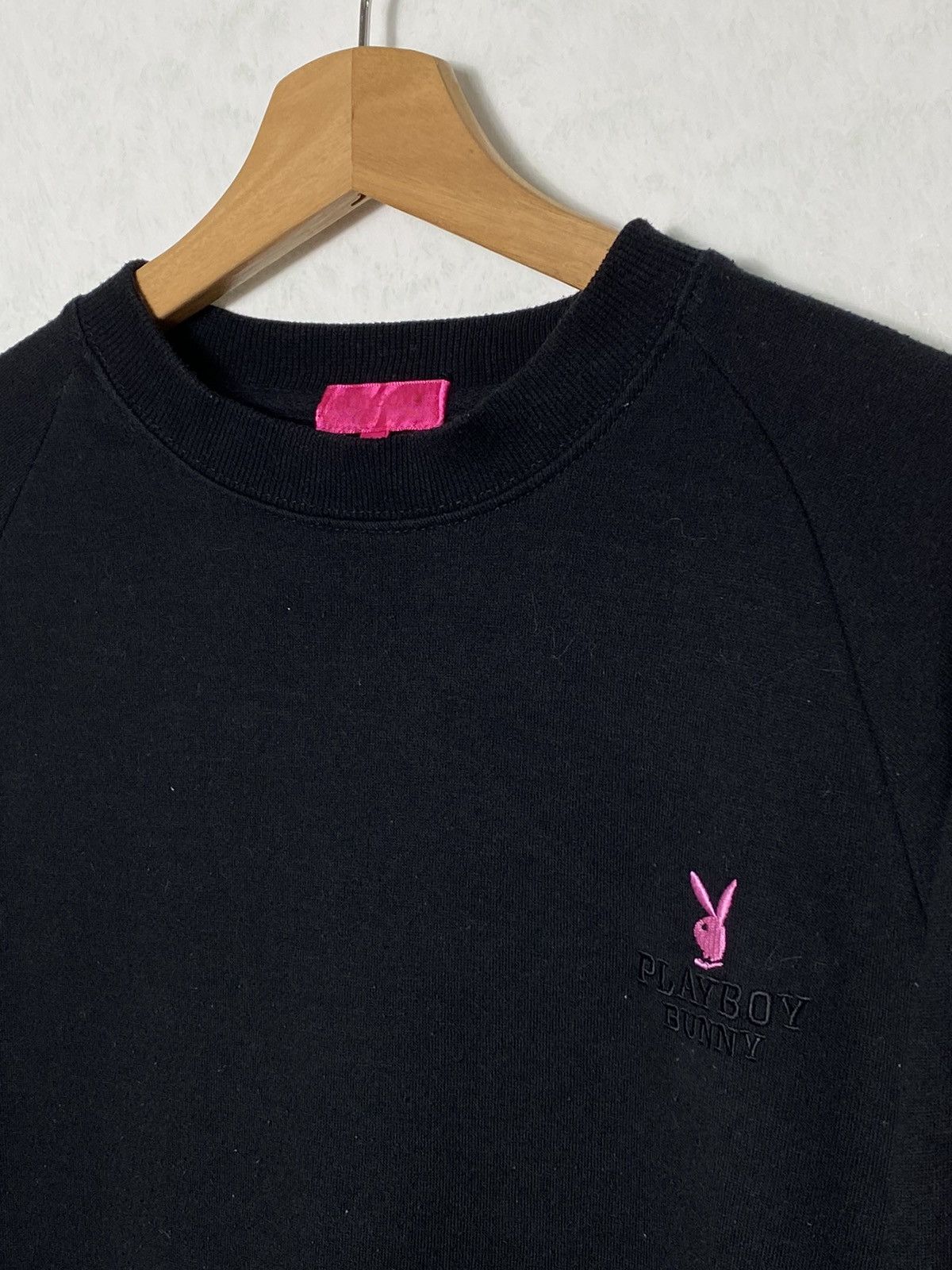 Japanese Brand × Playboy × Vintage Vintage Playboy Pink Embroidered Crewneck Size US L / EU 52-54 / 3 - 5 Thumbnail
