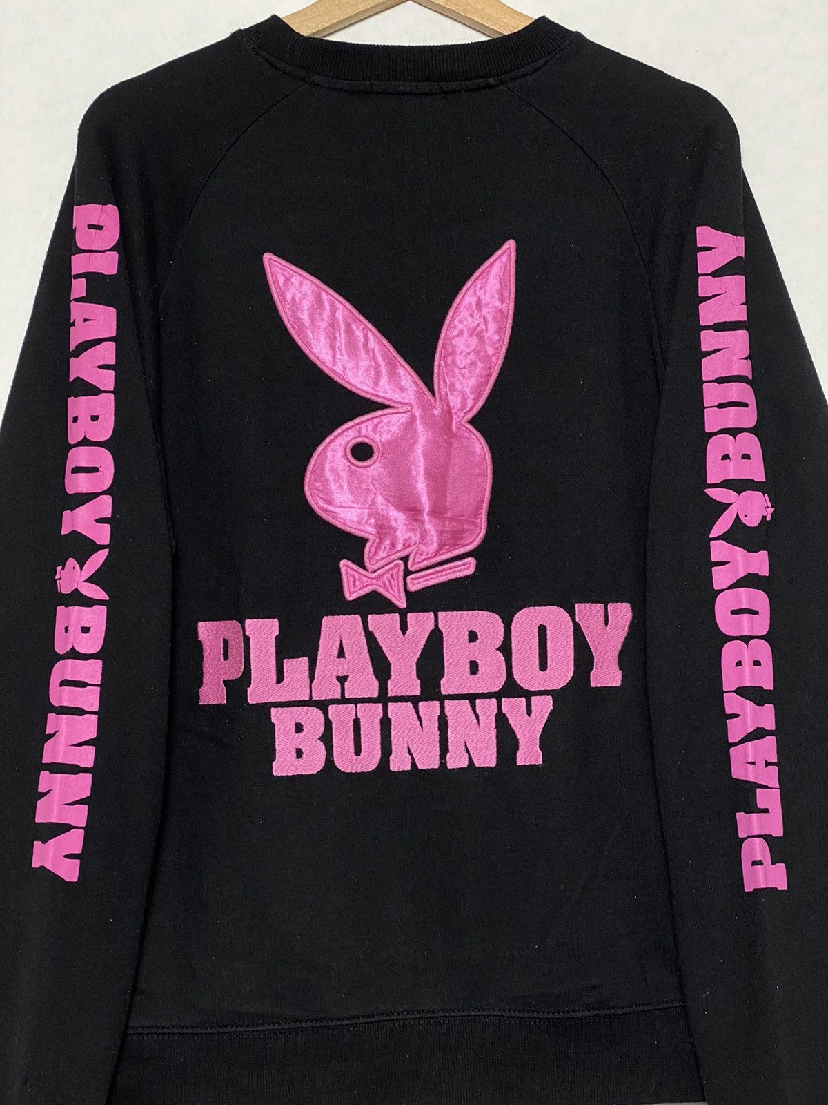 Japanese Brand × Playboy × Vintage Vintage Playboy Pink Embroidered Crewneck Size US L / EU 52-54 / 3 - 3 Thumbnail