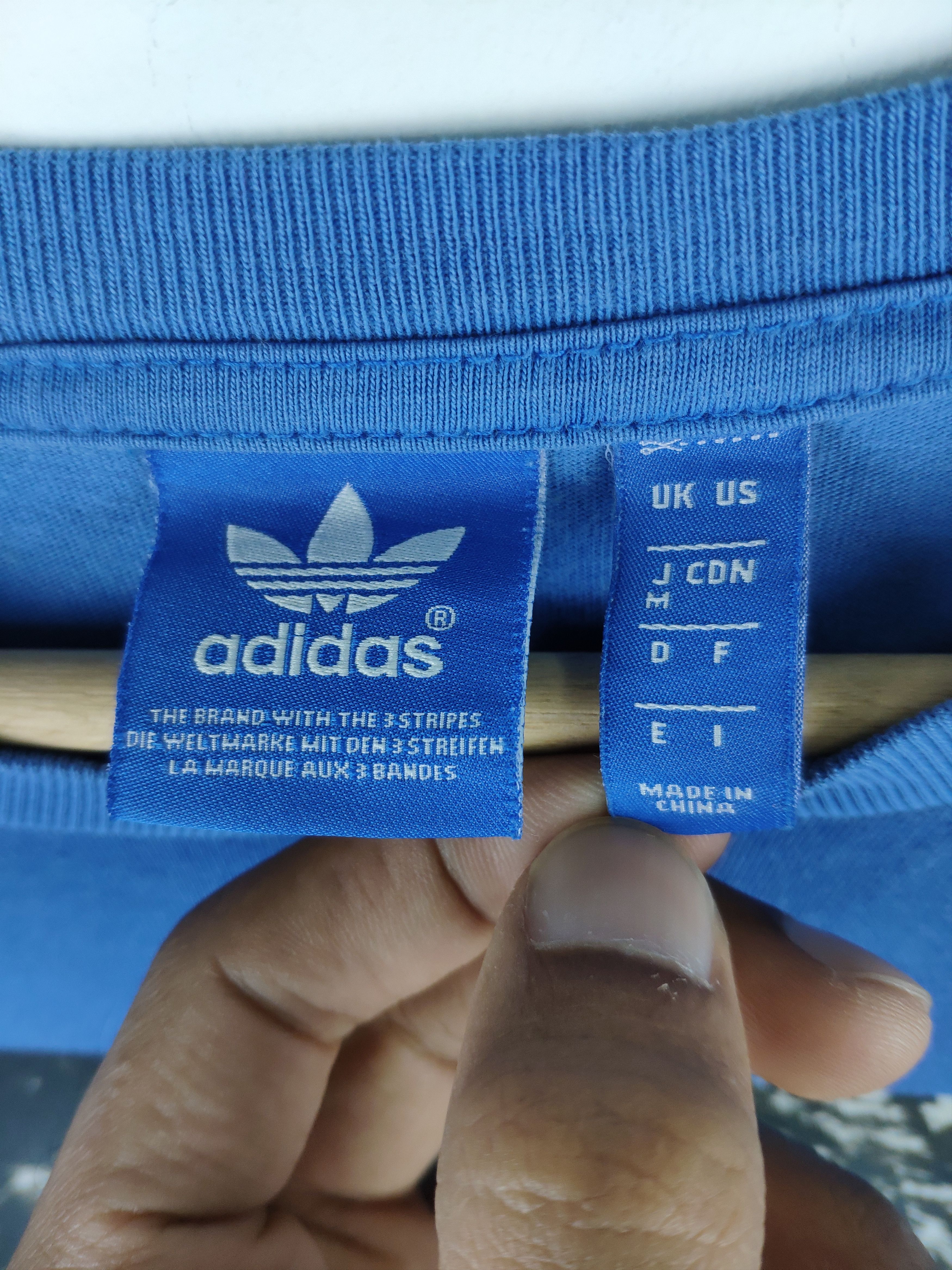Adidas Steal 💥 Vintage Adidas T Shirt Big Logo Size US M / EU 48-50 / 2 - 4 Thumbnail