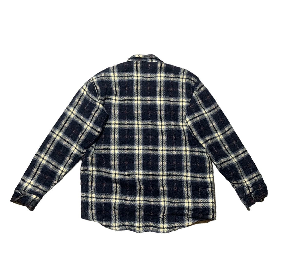 Japanese Brand Vintage 90s Melton Company Plaid Wool Flannel Shirt Jacket Size US M / EU 48-50 / 2 - 3 Thumbnail